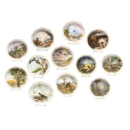 Image for the Porcelain Soup Plates From the State Service Designed For Rutherford B. Hayes Fetches $31,250 at Doyle New York\'s November 19, 2009 American Furniture and Decorations Auction sale