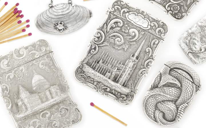 Image for the The Joseph & Miriam Poser Collection of Silver Card Cases, Vesta & Matchsafes sale