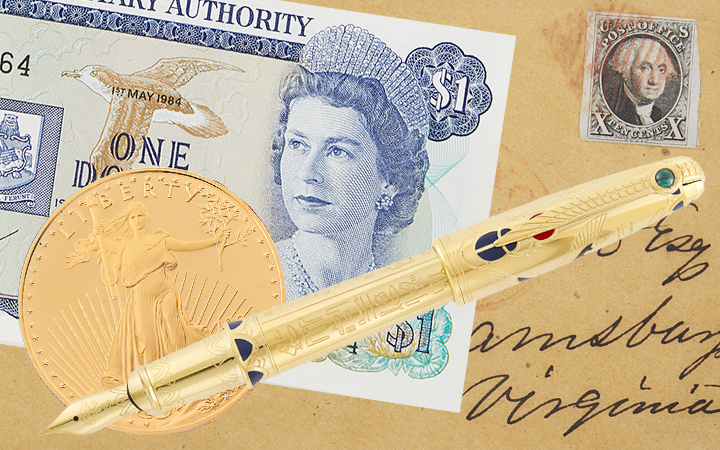 Image for the Postage Stamps, Coins and Writing Instruments sale