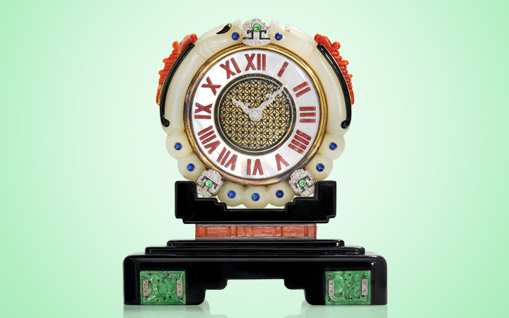 Image for the Art Deco Desk Clock, Cartier France, circa 1925 sale
