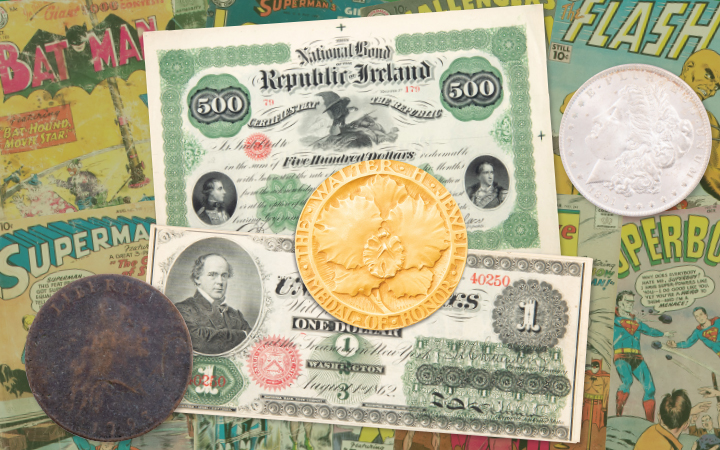 Image for the Coins, Stamps, Bank Notes, Sports Collectibles & Medals sale