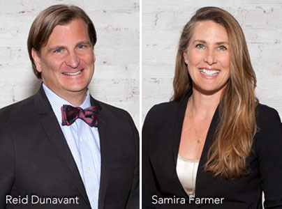 Reid Dunavant and Samira Farmer