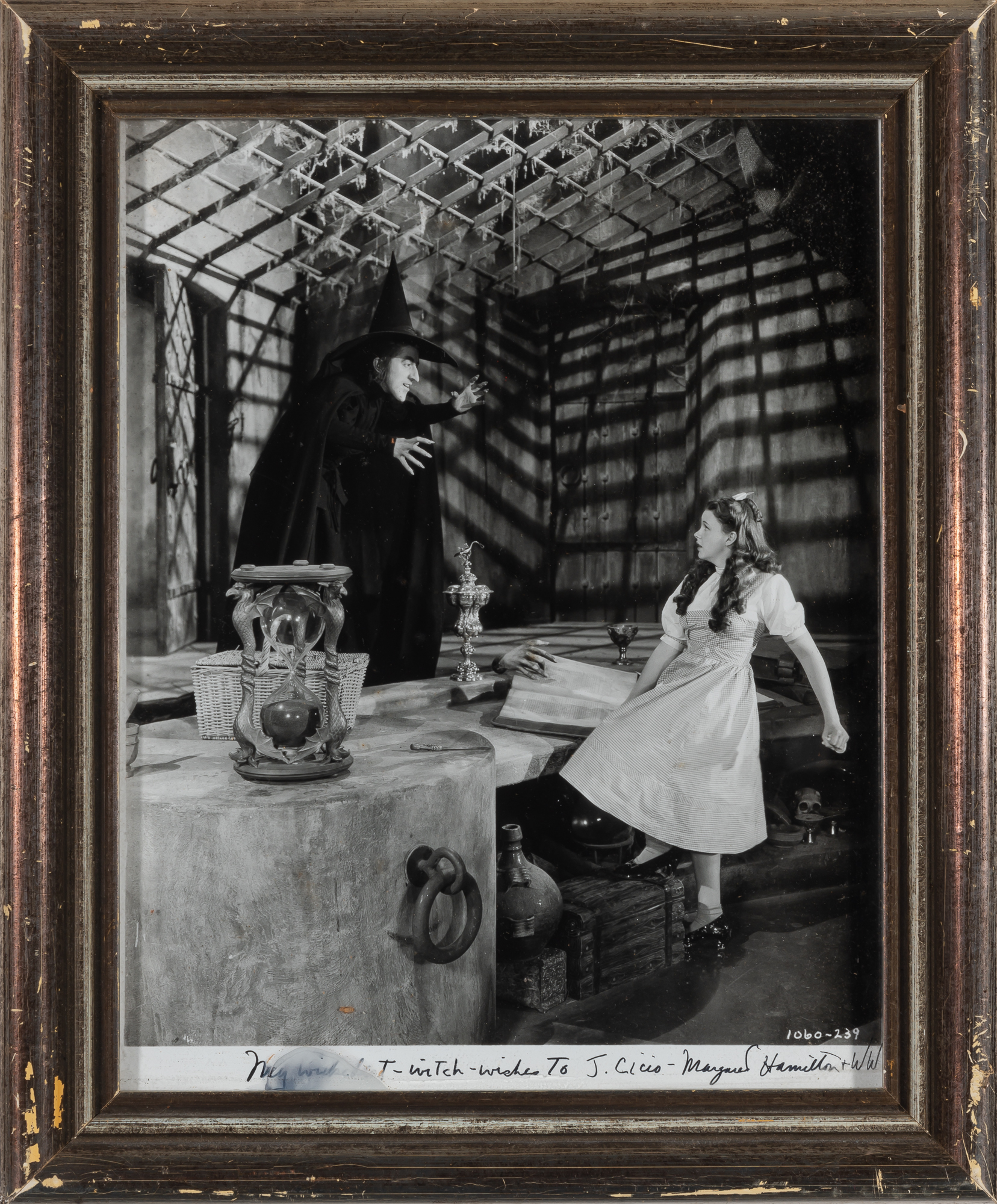 Lot image - HAMILTON, MARGARET  Inscribed photograph from The Wizard of Oz.