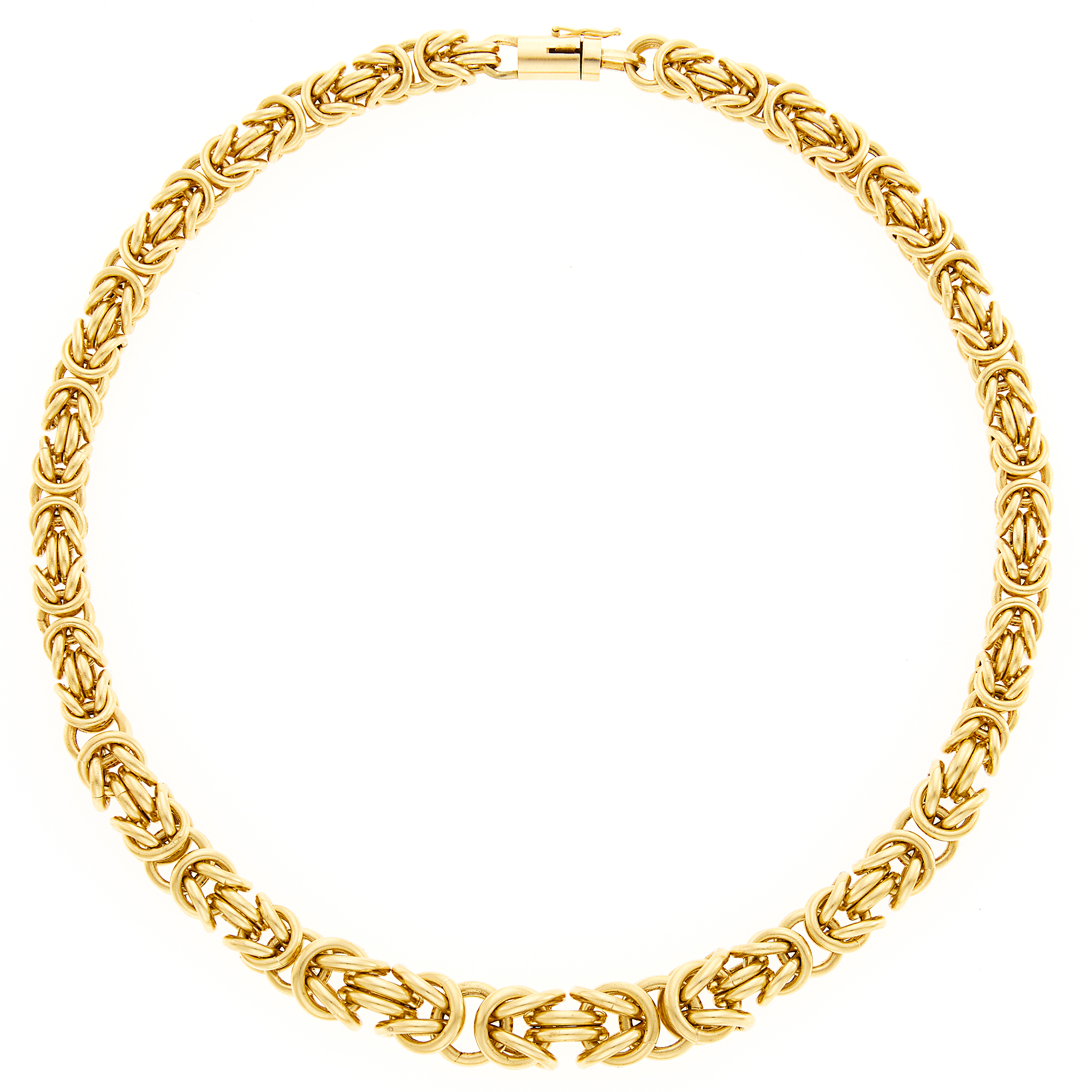 Lot image - Gold Link Necklace