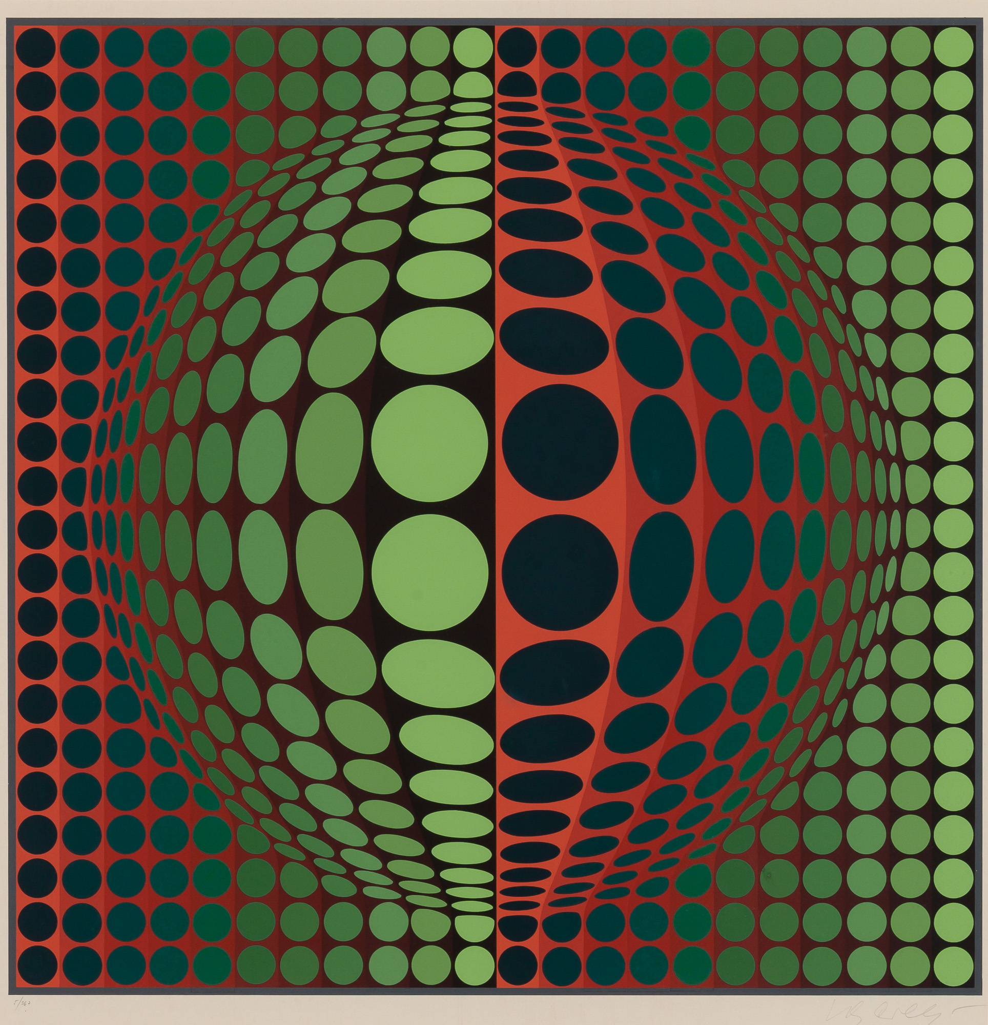 Lot image - Victor Vasarely (1906-1997)