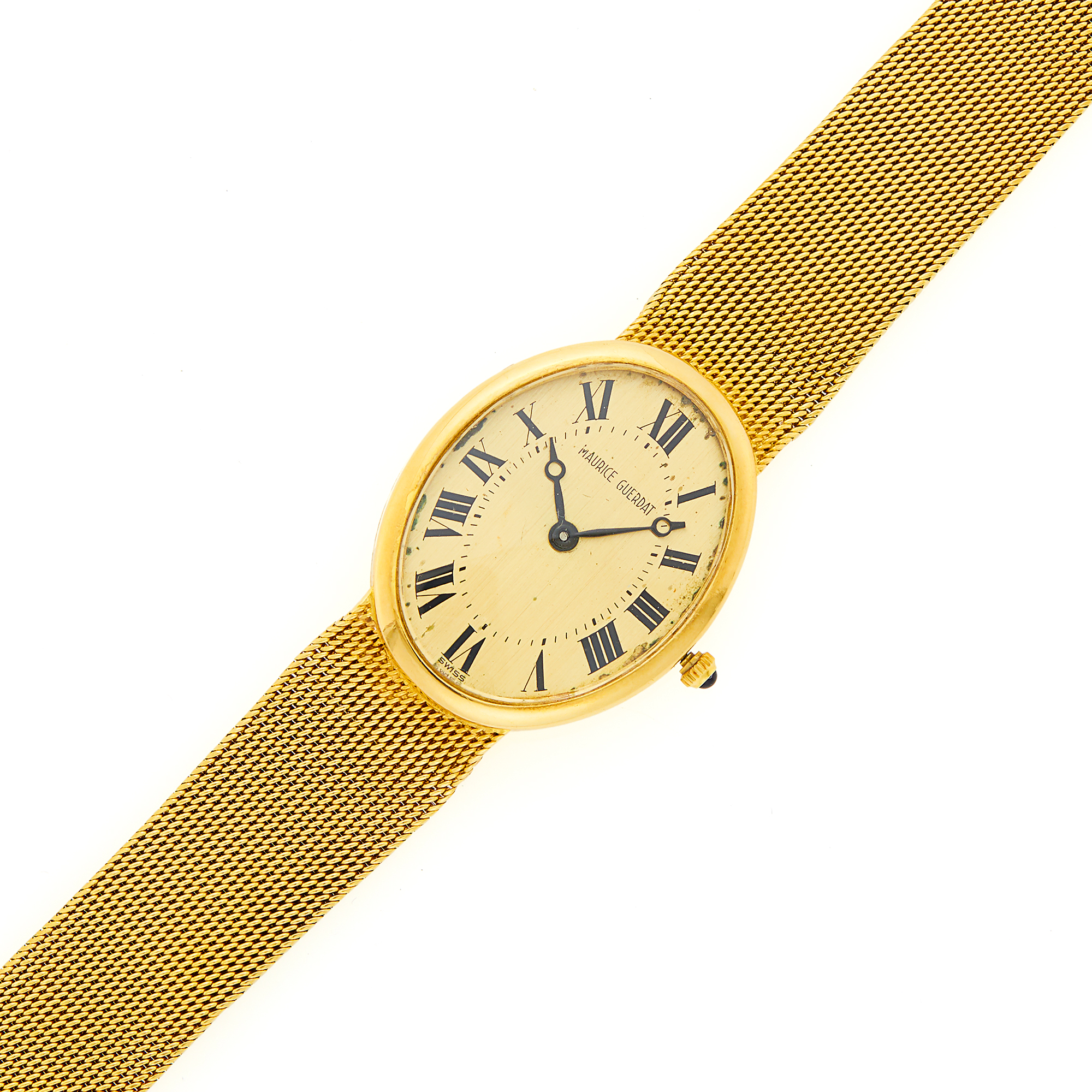 Lot image - Maurice Guerdat Gold Wristwatch