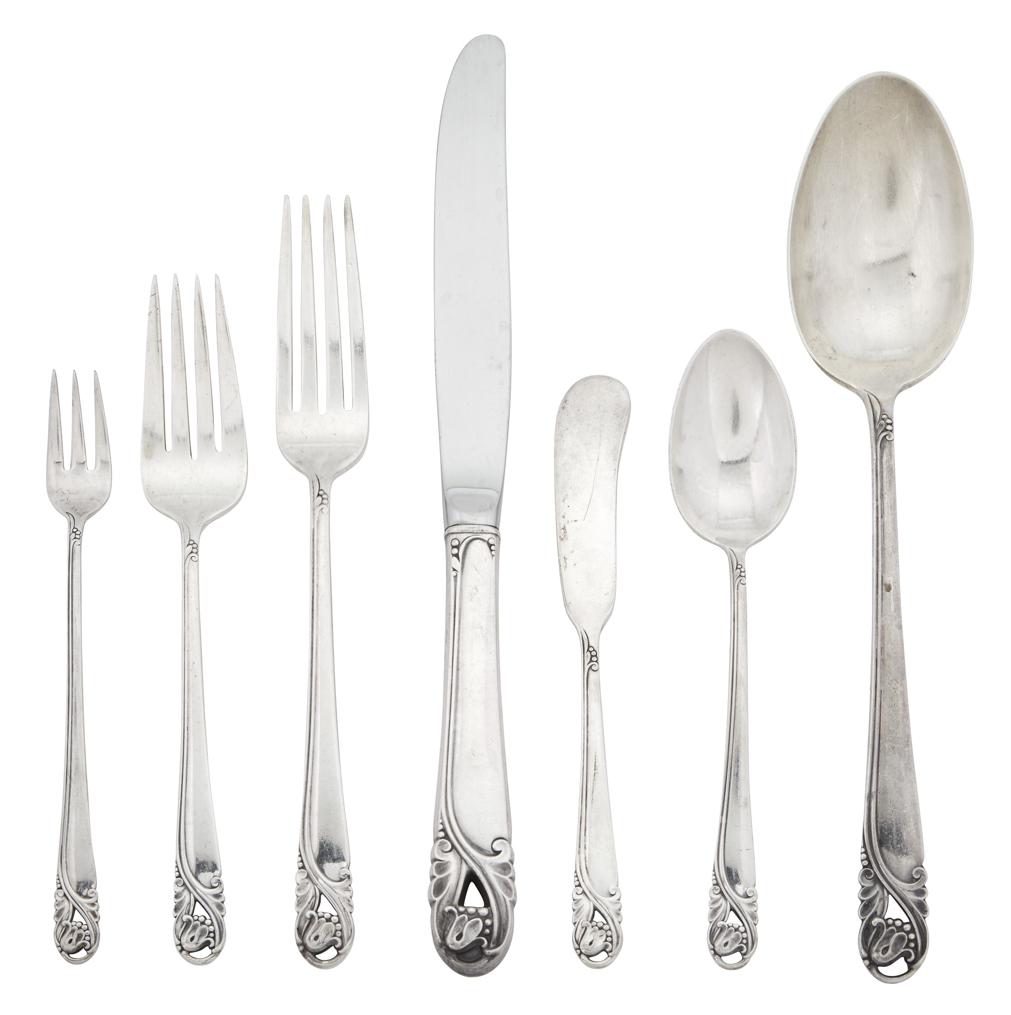 Lot image - International Silver Co. Sterling Silver Spring Glory