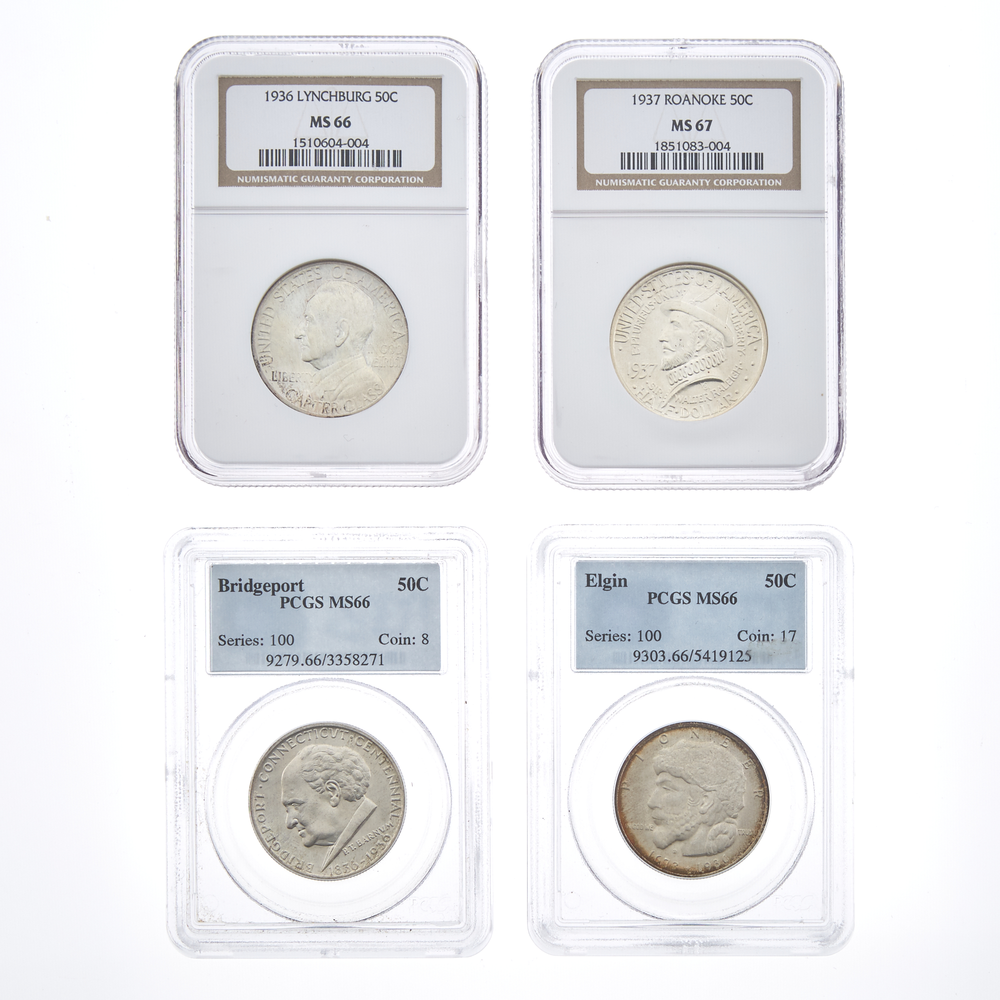 Lot image - United States Commemorative Half Dollar Group