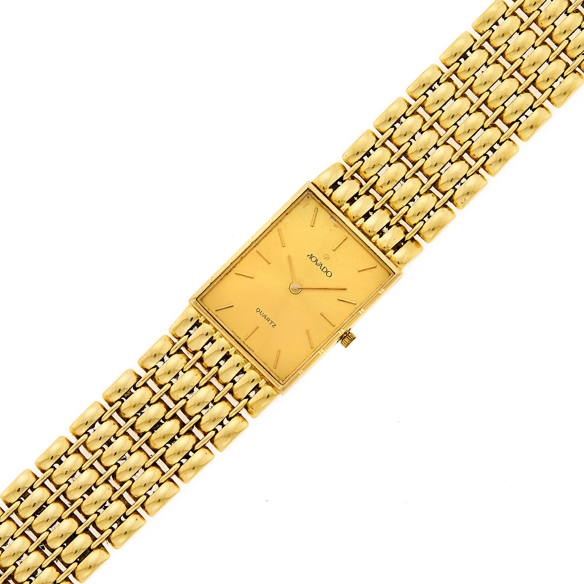 Lot image - Movado Gold Wristwatch