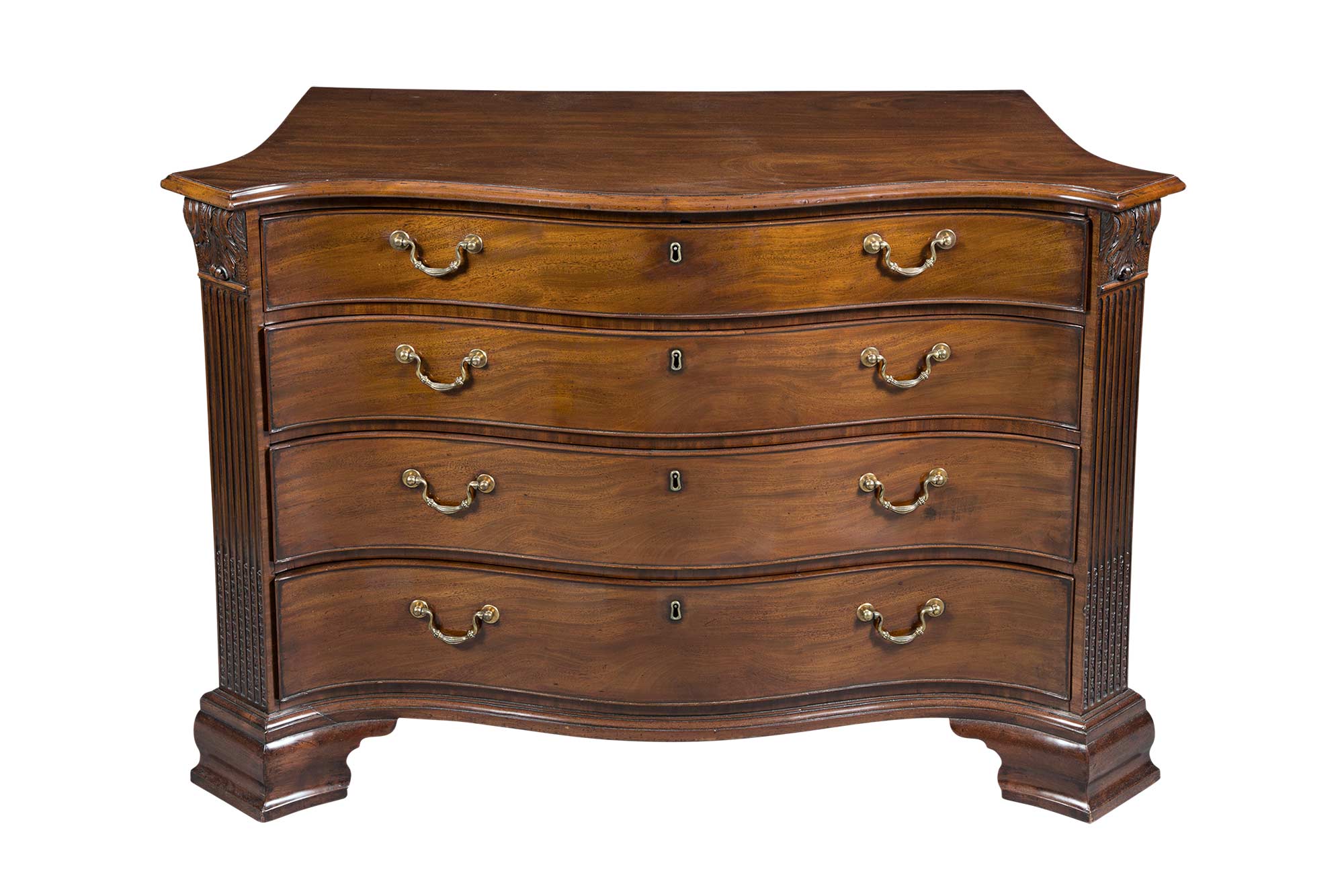 Lot image - George III Mahogany Chest of Drawers