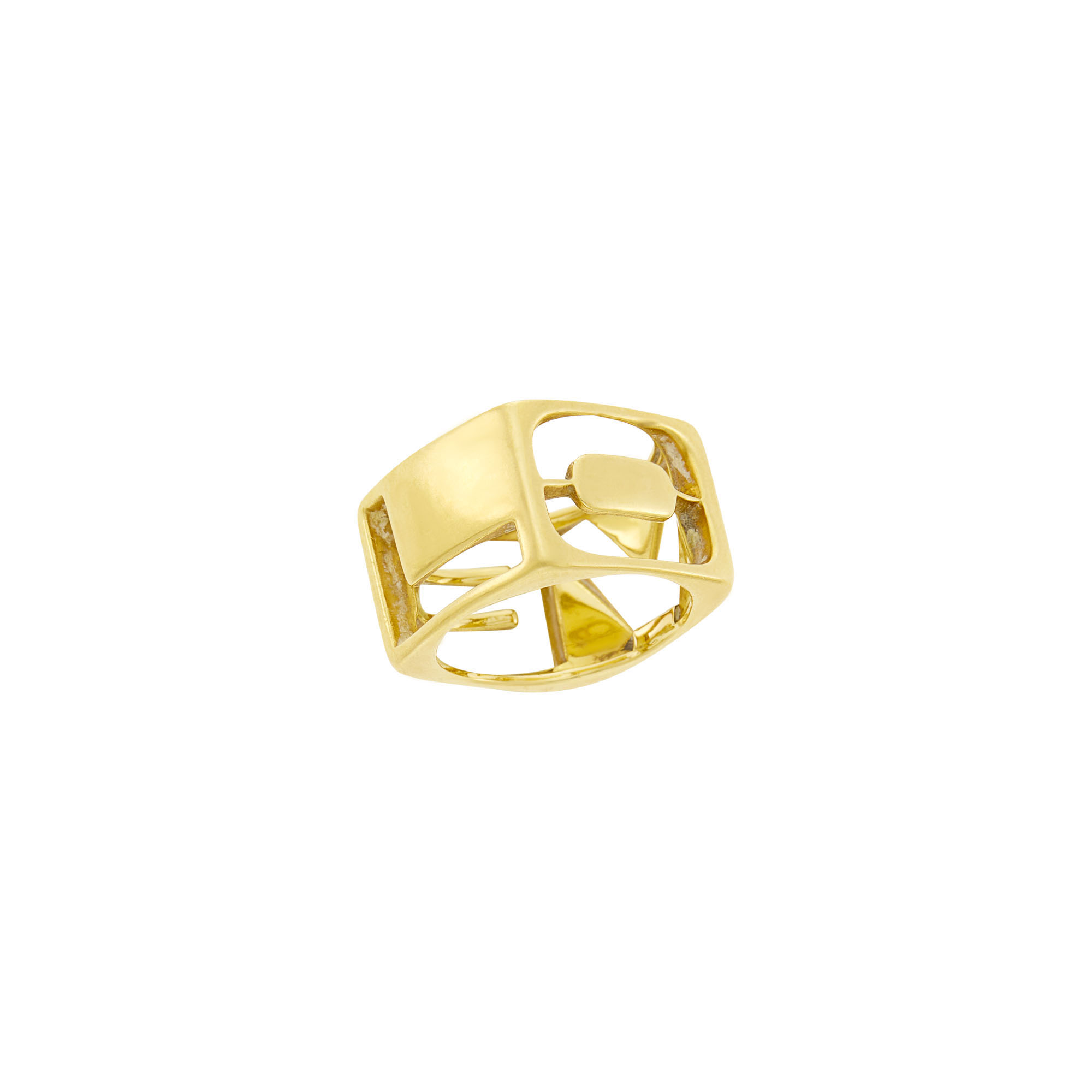 Lot image - Attributed to Donald Claflin for Tiffany & Co. Gold Love Band Ring