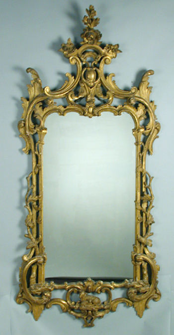 Lot image - George III Gilt-Wood Mirror