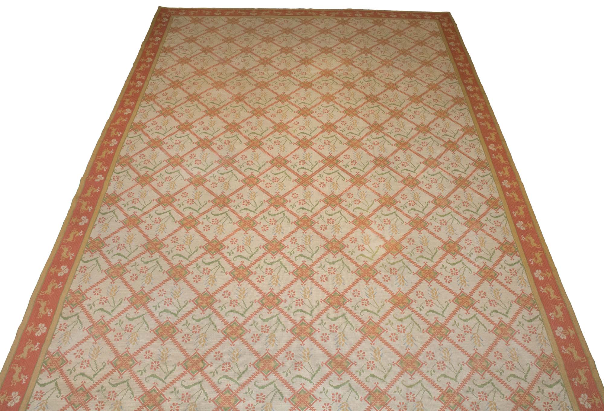 Lot image - Portuguese Needlepoint Carpet