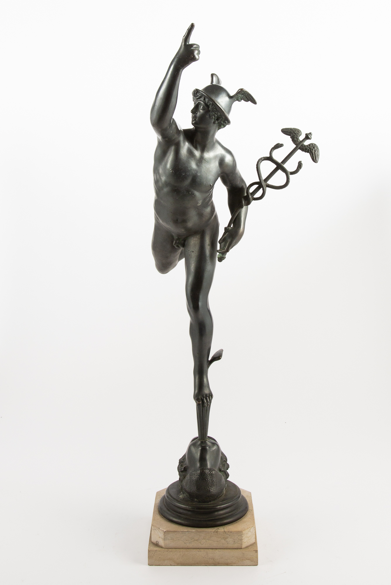 Lot image - Bronze Figure of Mercury