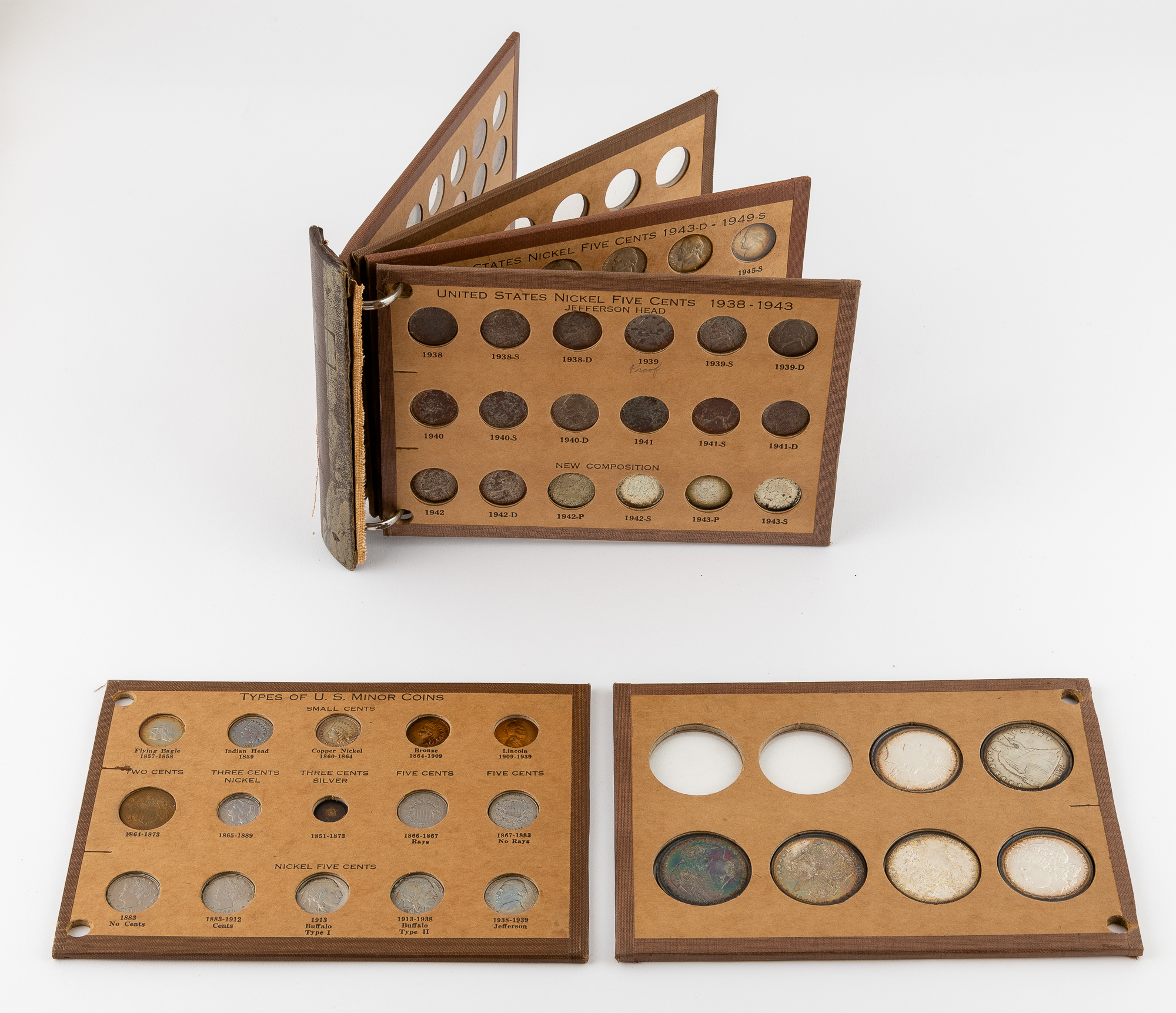 Lot image - United States Coin Group of Silver and Copper Pieces