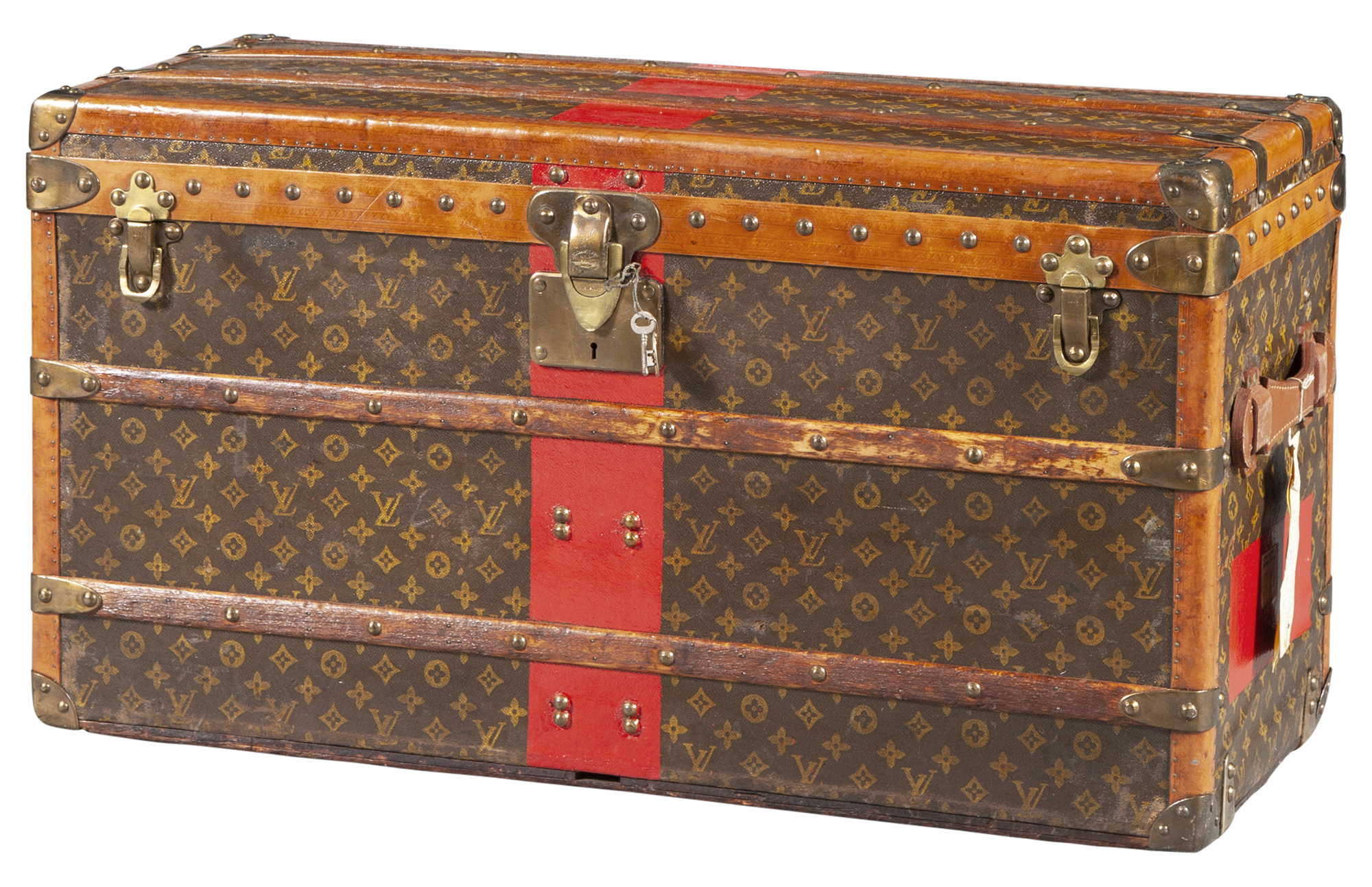 Lot image - Louis Vuitton Monogram Canvas Steamer Trunk
