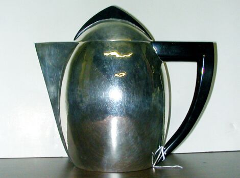 Lot image - Sterling Silver Teapot