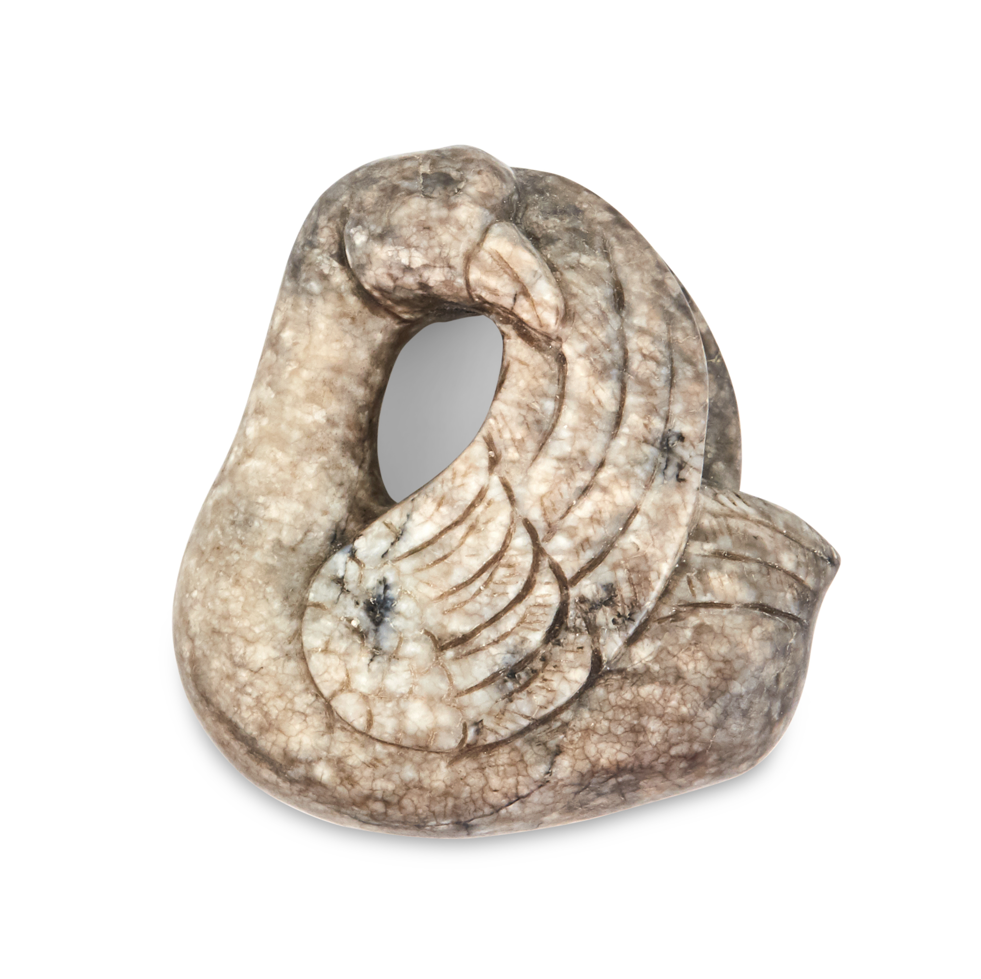 Lot image - A Chinese Gray Jade Carving