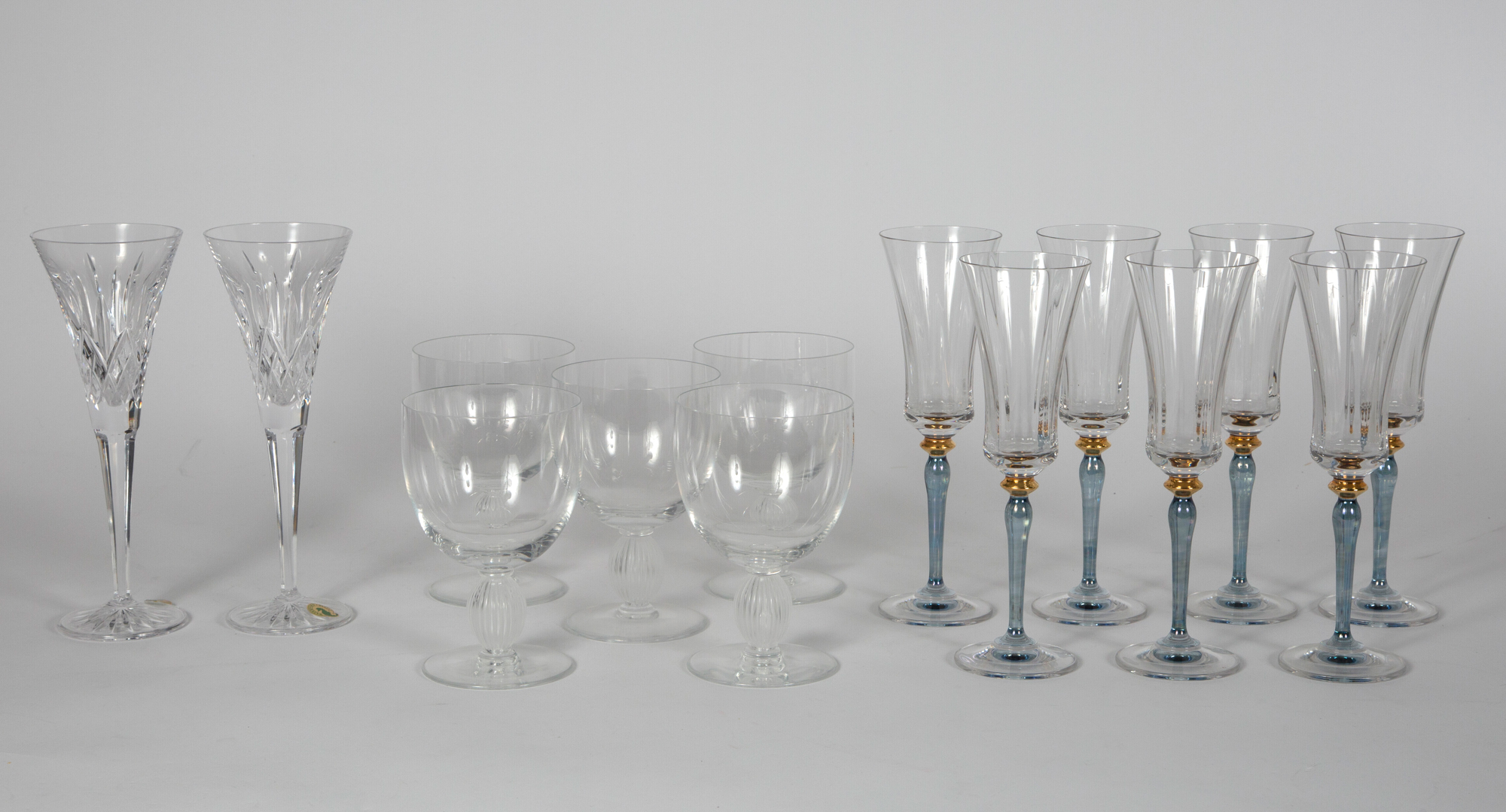 Lot image - Group of Glass Stemware
