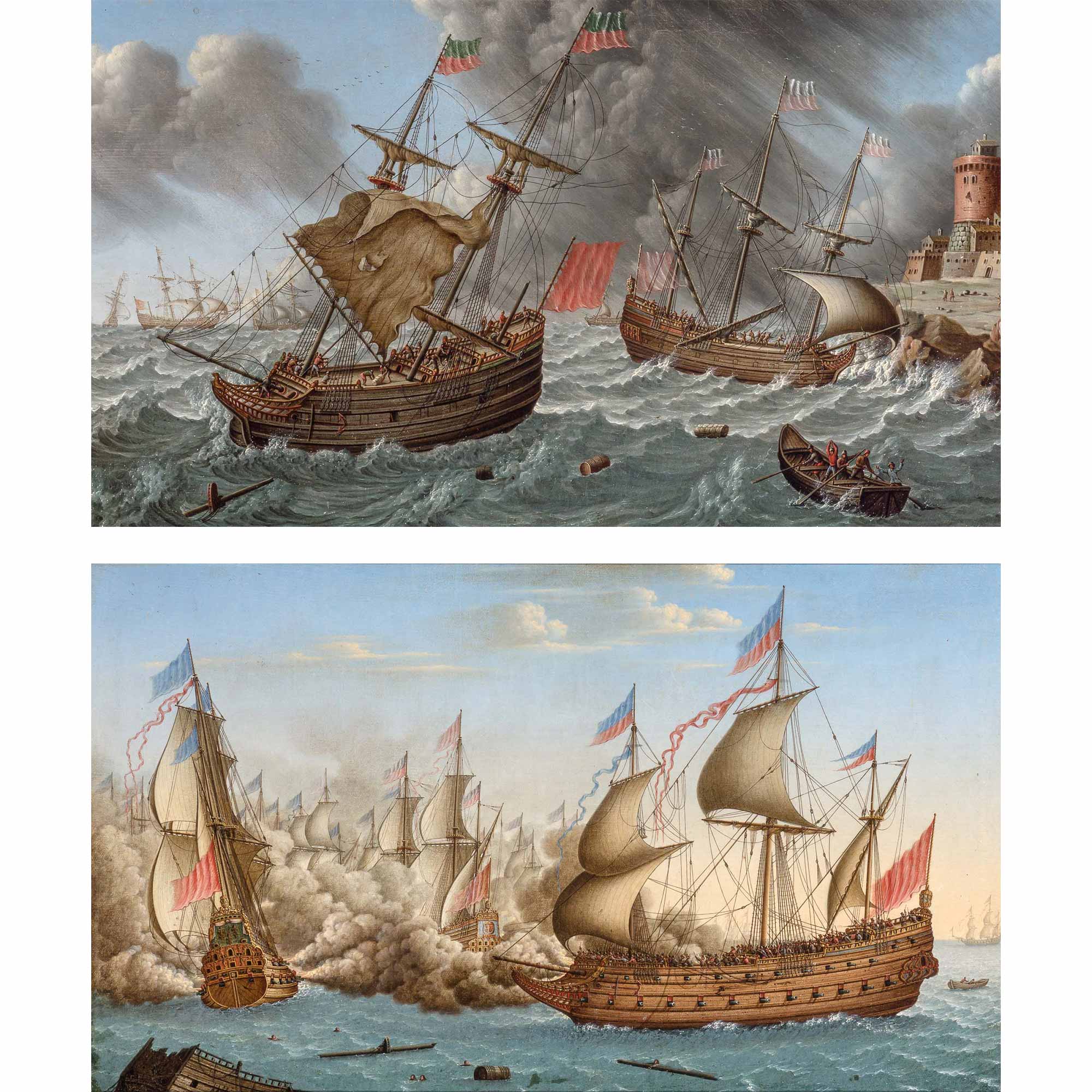 Lot image - Follower of Abraham Jansz Storck