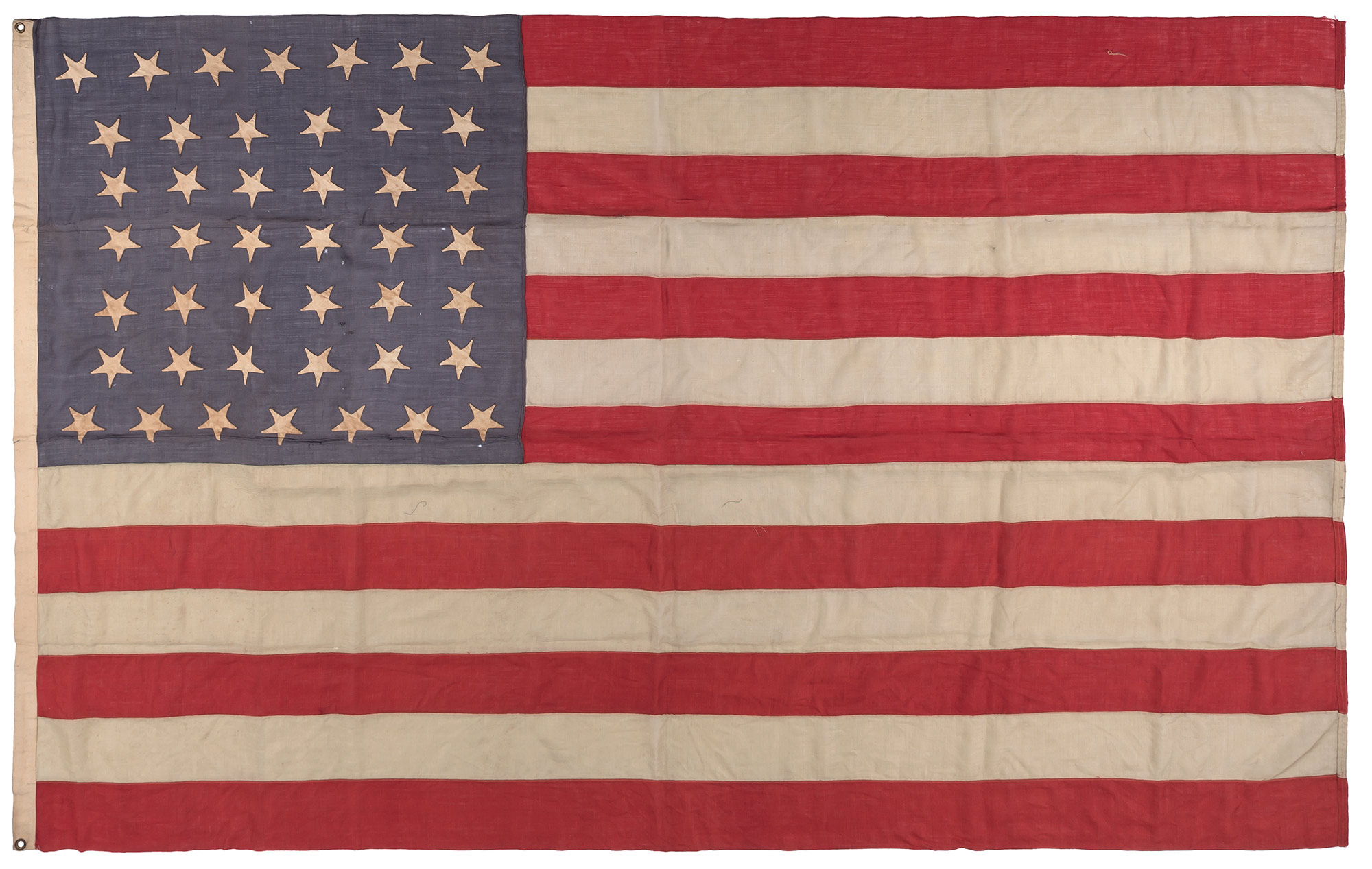 Lot image - [AMERICAN FLAG]  Forty-Four Star American Flag.