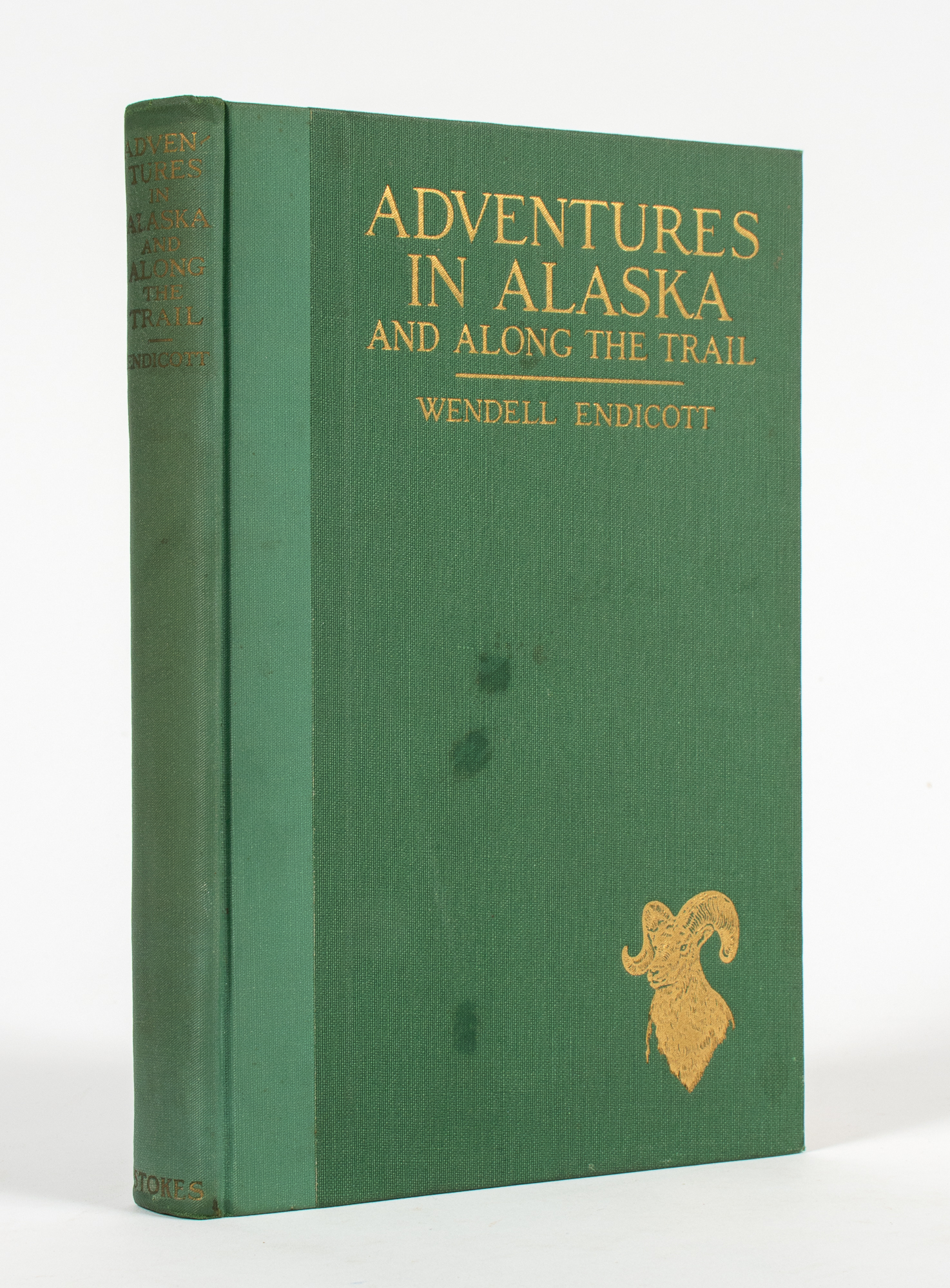 Lot image - [ALASKA - SIGNED BOOKS]  A group of three signed and inscribed books about hunting in Alaska.