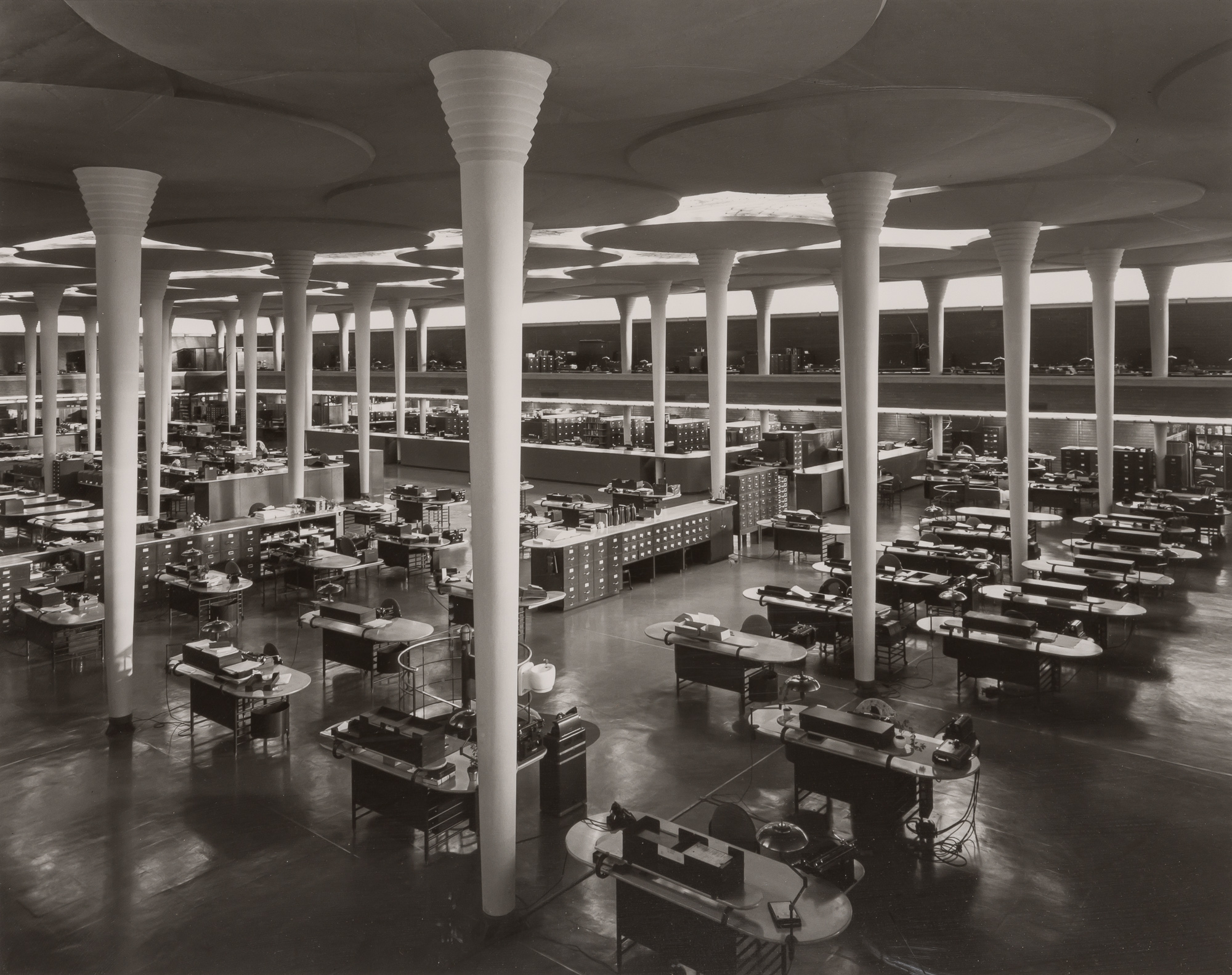 Lot image - STOLLER, EZRA (1915-2004)  Johnson Wax Tower, Frank Lloyd Wright, Racine, WI,