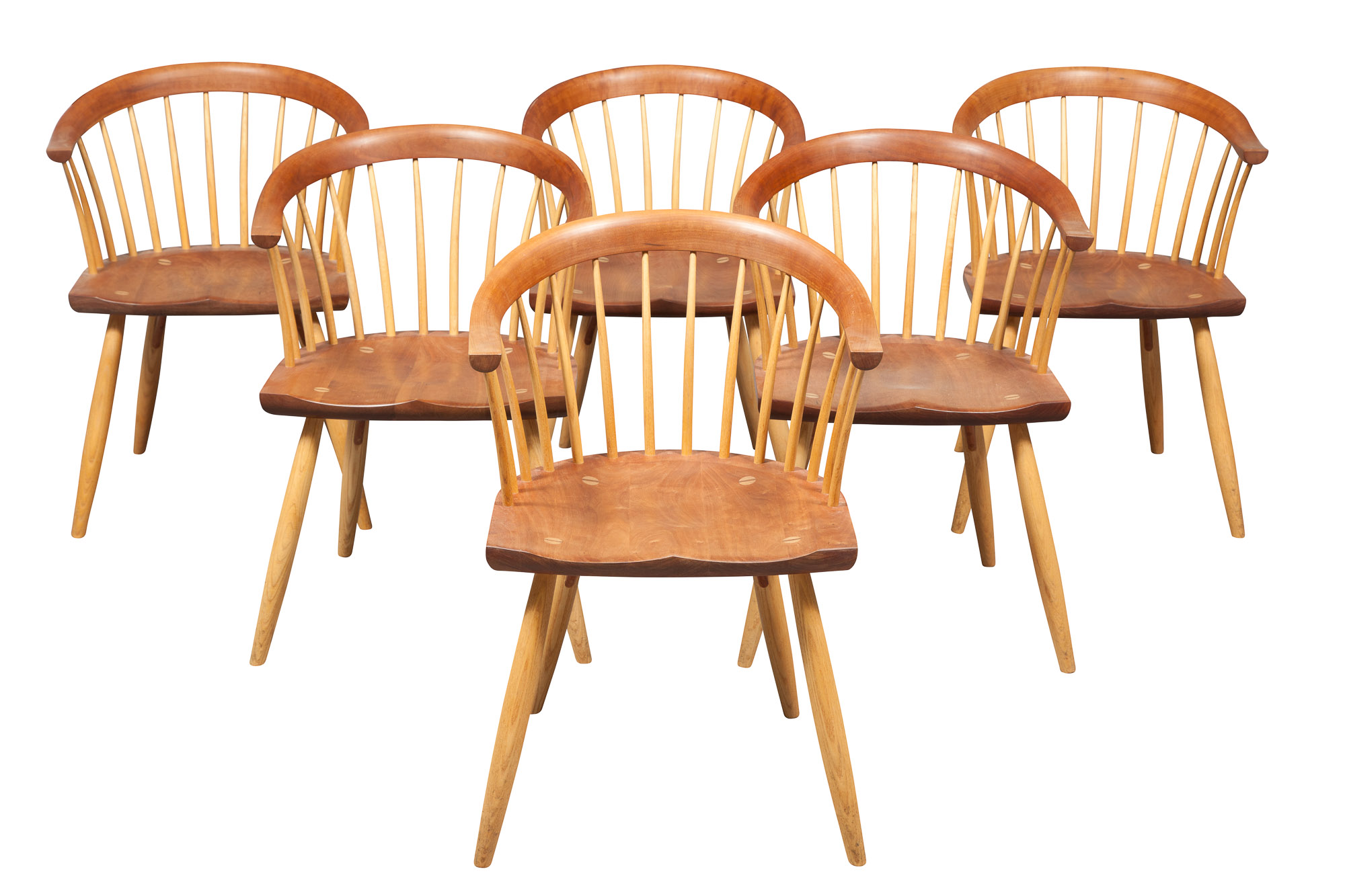 Lot image - Set of Six Thomas Moser Cherry Newport