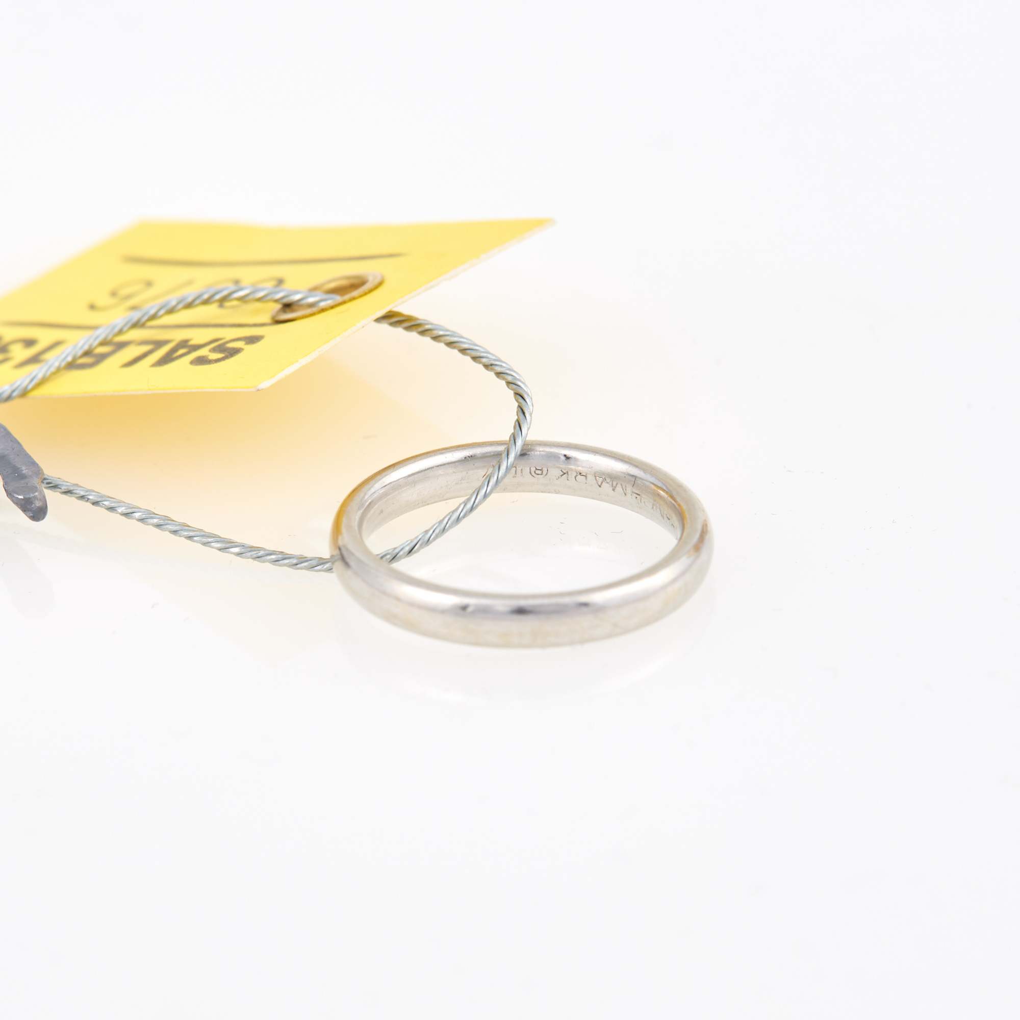 Lot image - Gold Wedding Ring, 14K 2 dwt.