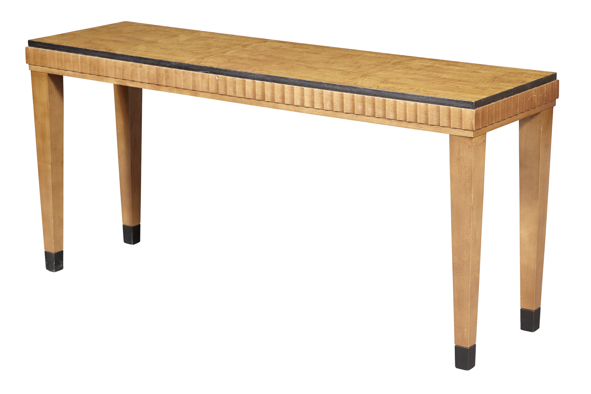 Lot image - Maple and Part-Ebonized Side Table