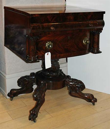 Lot image - Classical Mahogany Work Table