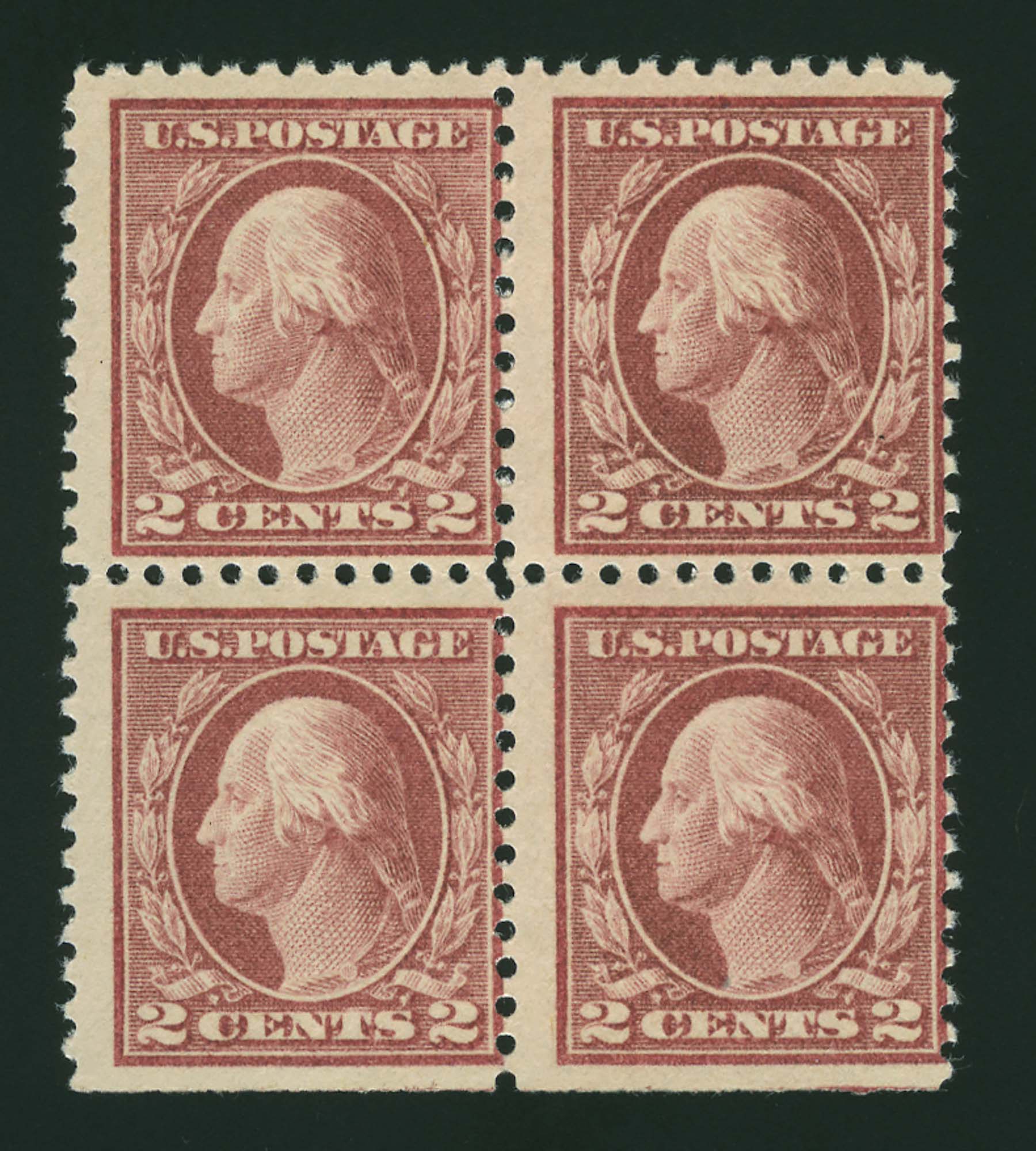 Lot image - United States 1917 2 Cents Lake Scott 499h