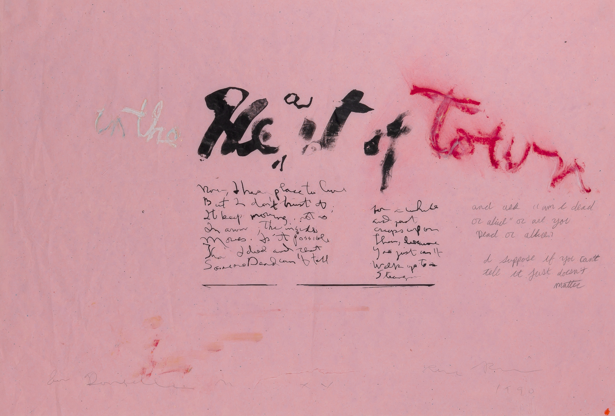 Lot image - Rene Ricard