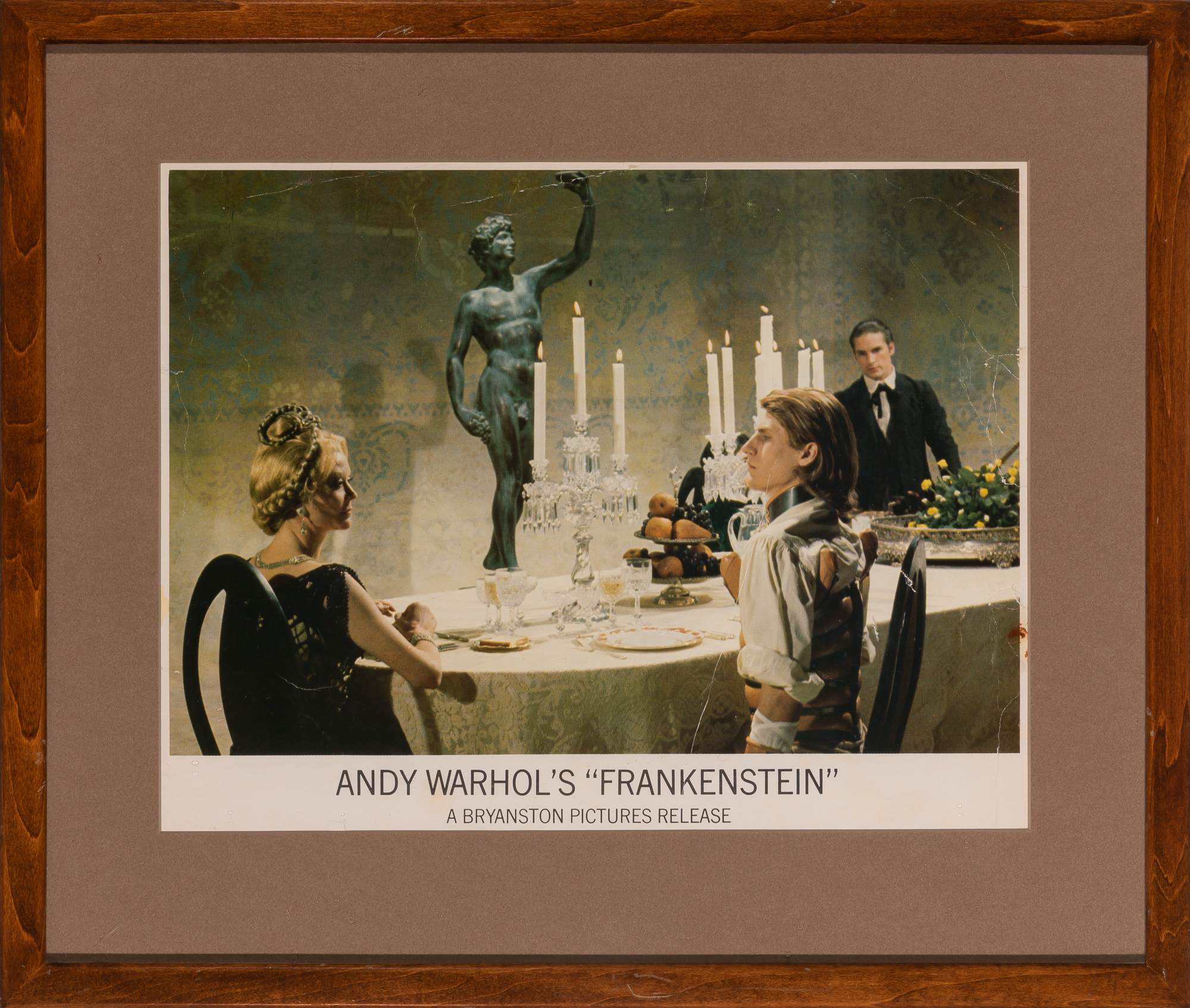 Lot image - [WARHOL, ANDY]  Lobby card for Andy Warhols Frankenstein.
