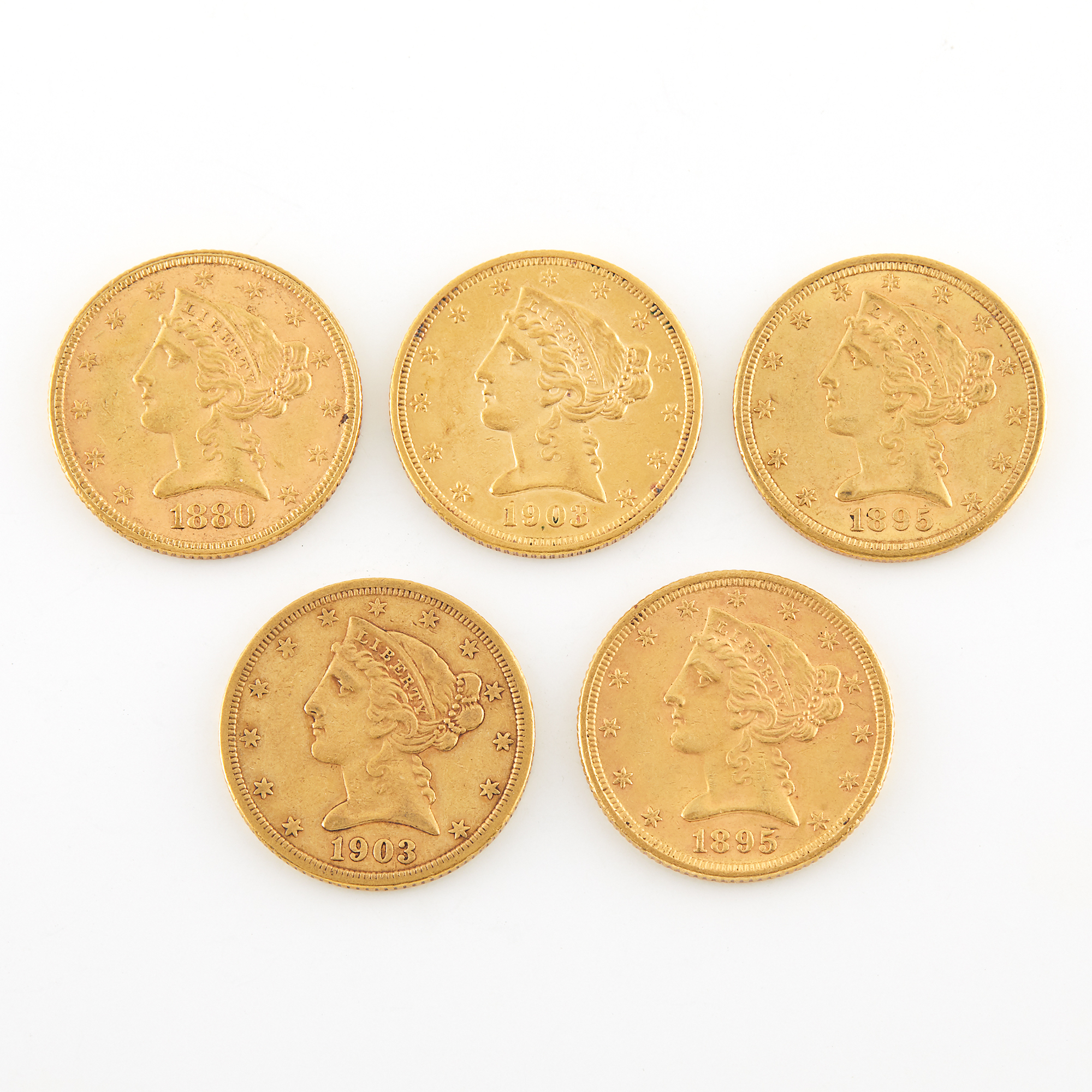 Lot image - United States $5 Liberty Head