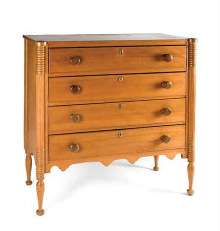 Lot image - Federal Maple Chest of Drawers
