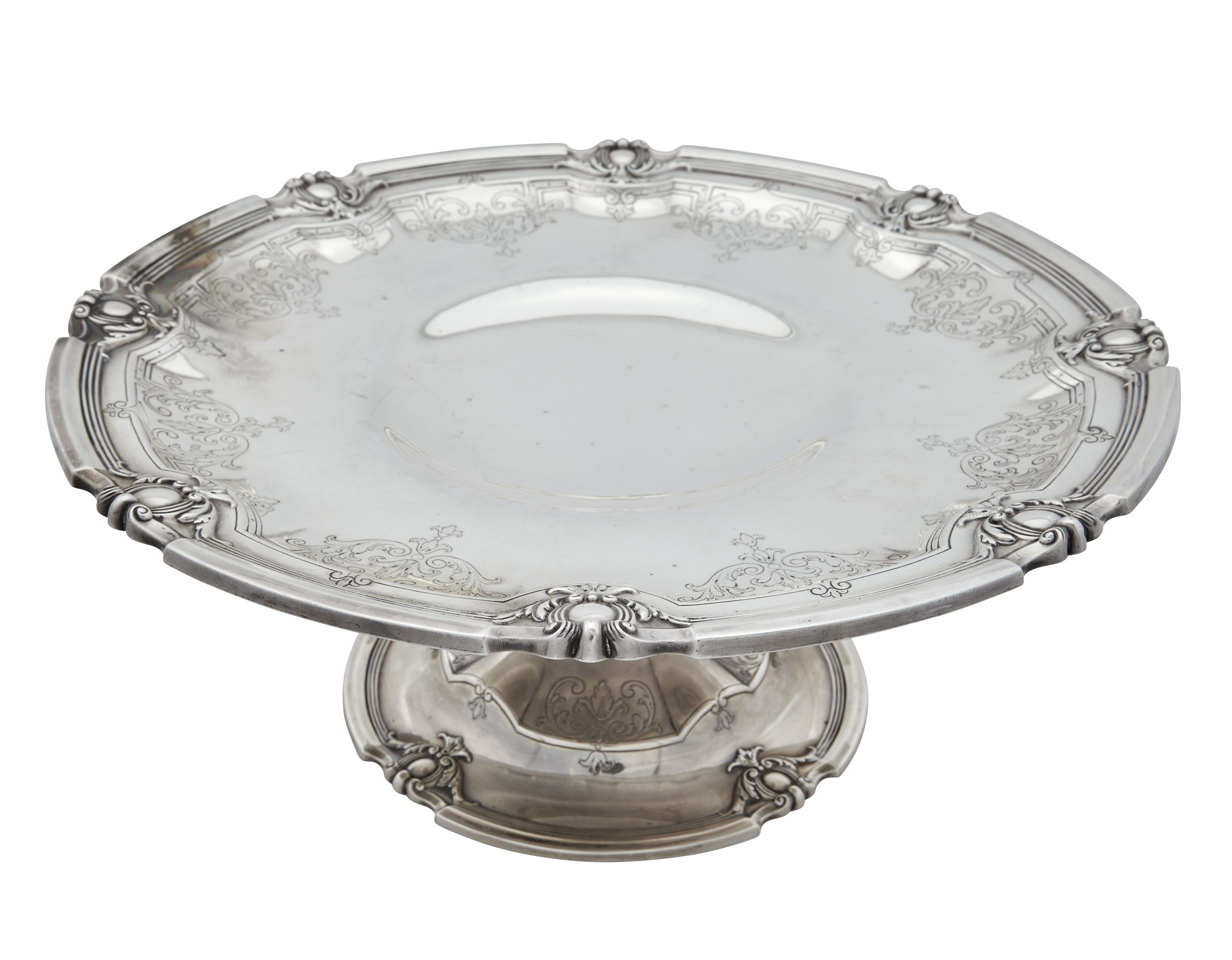 Lot image - Graff, Washbourne & Dunn Sterling Silver Tazza