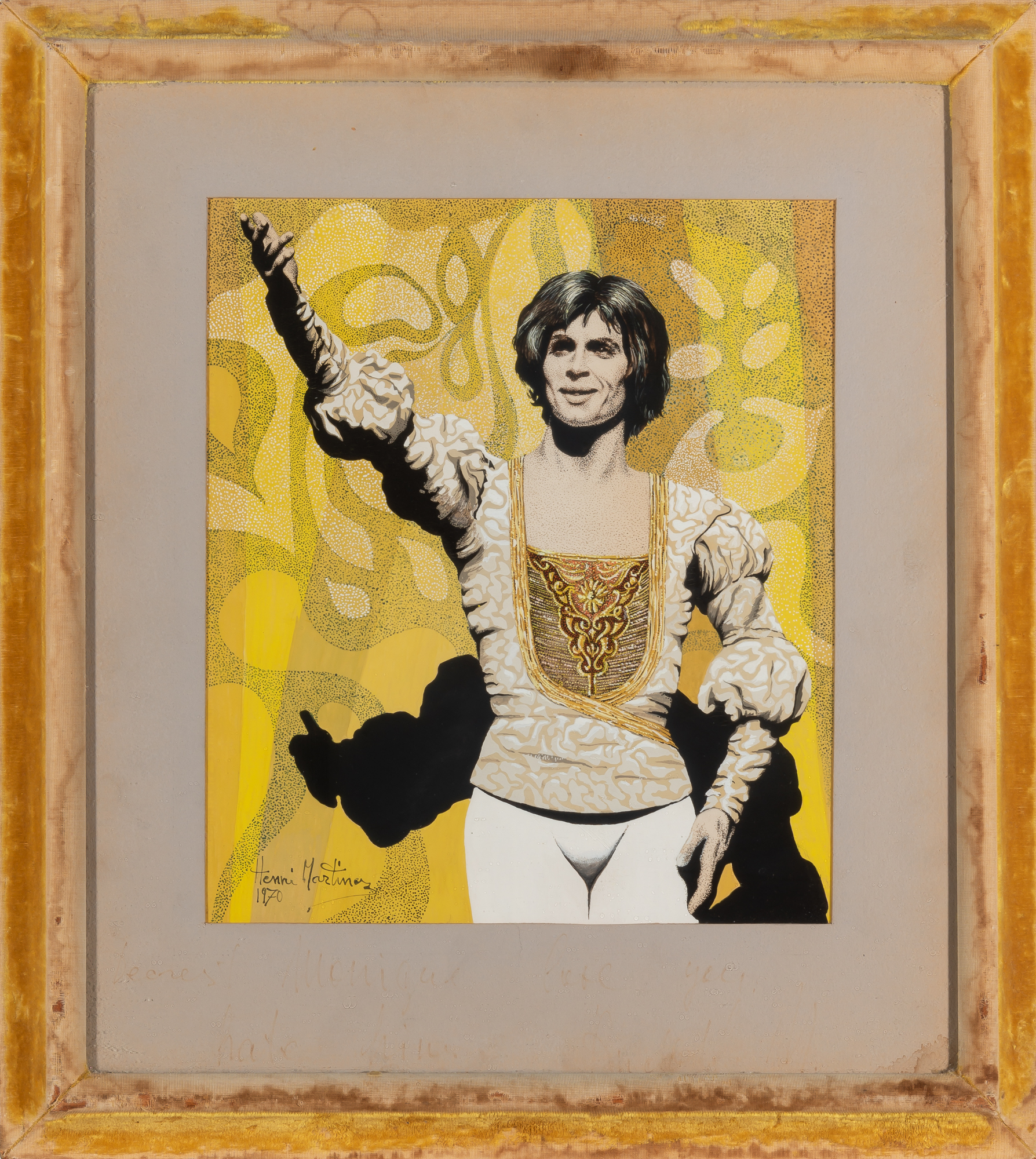 Lot image - NUREYEV, RUDOLF  A group of personal items, signed items, books and photographs depicting Nureyev.