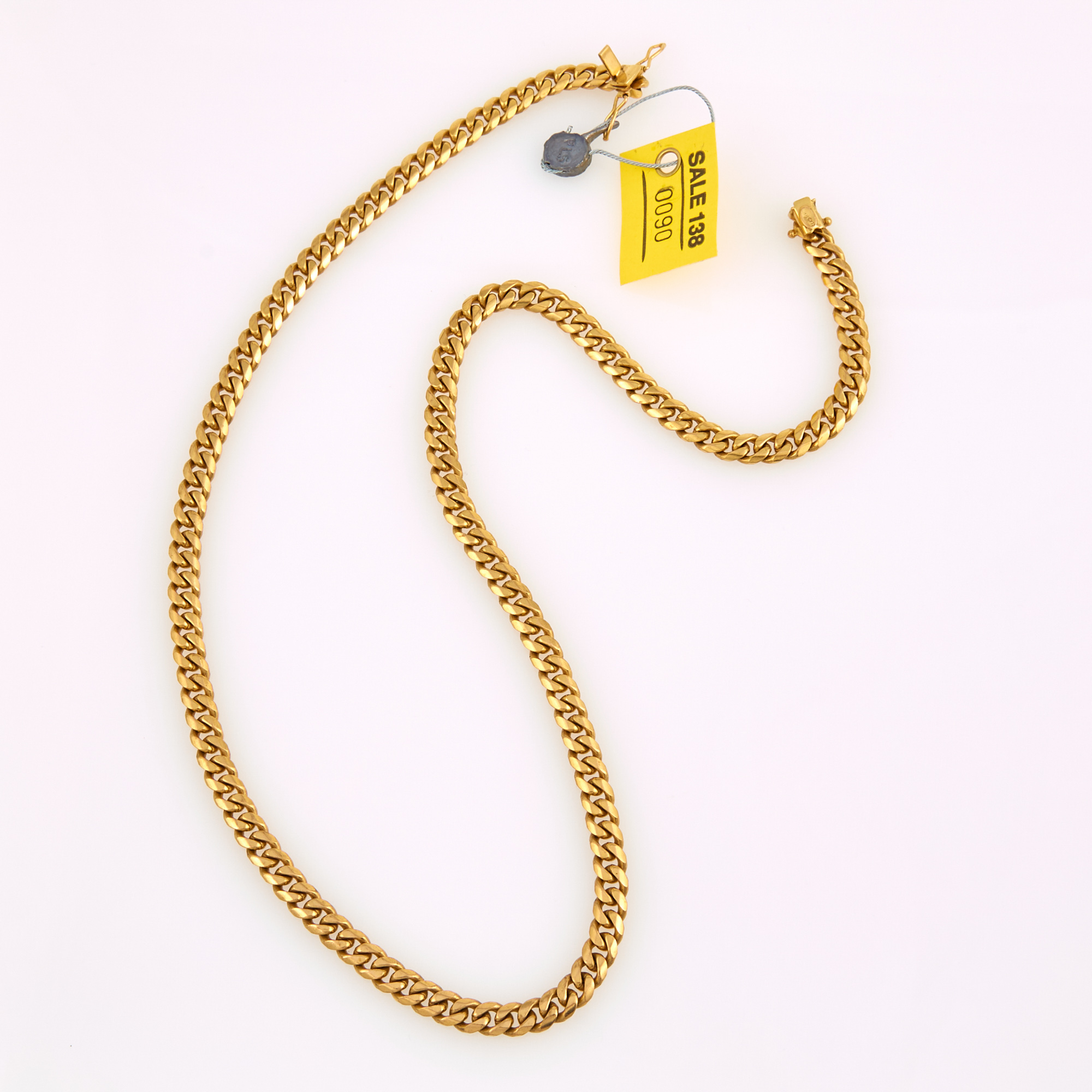 Lot image - Gold Neck Chain, 14K 52 dwt.