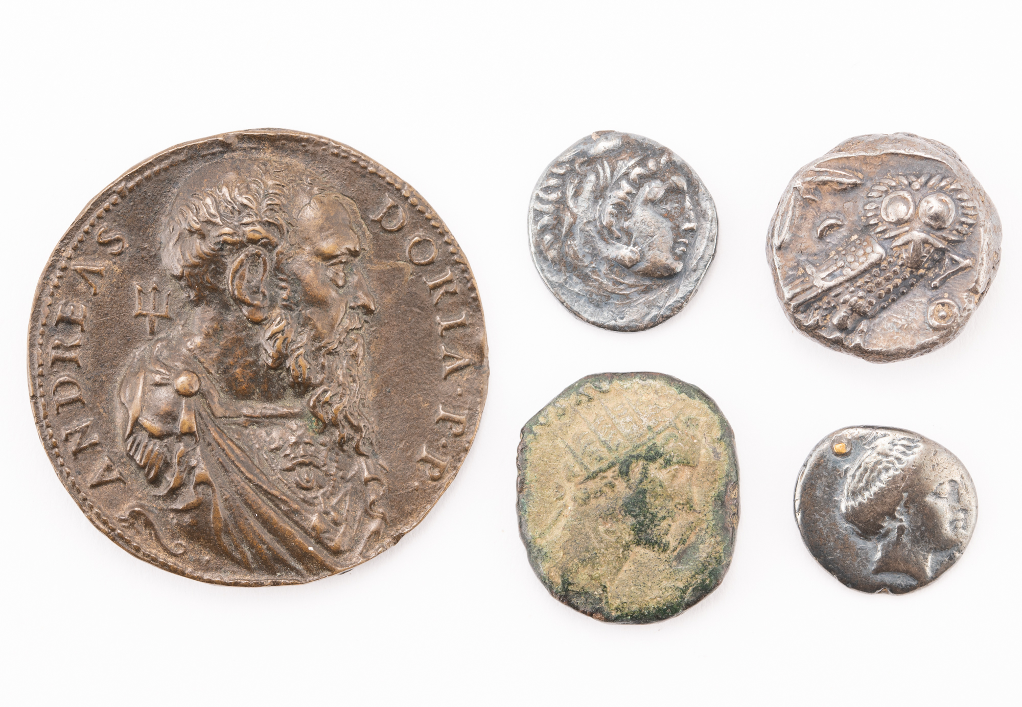 Lot image - Group of Ancient Coins and Medal