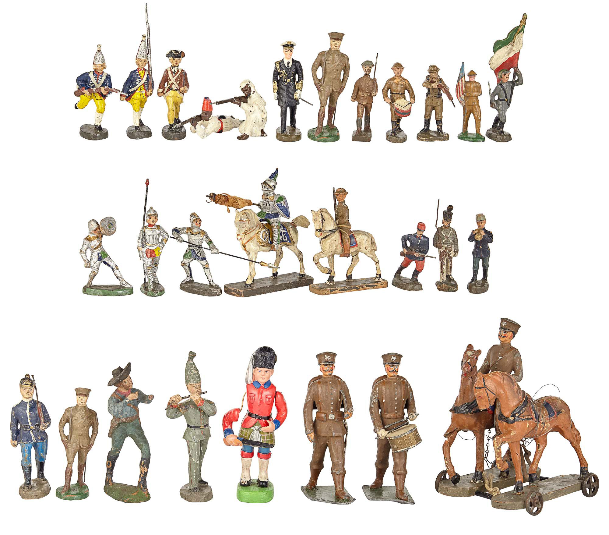Lot image - Toy Soldiers Composition and Plastic