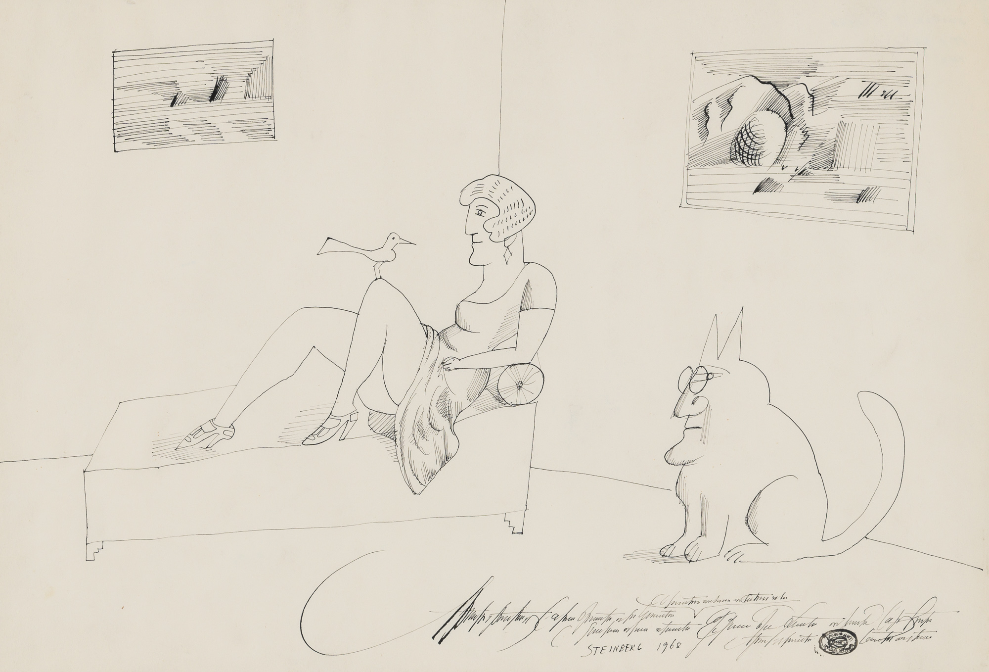 Lot image - Saul Steinberg