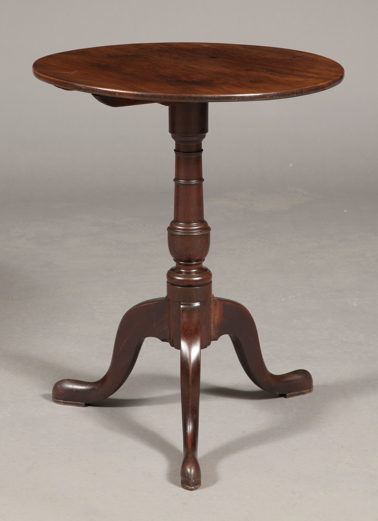 Lot image - George III Mahogany Tripod Table