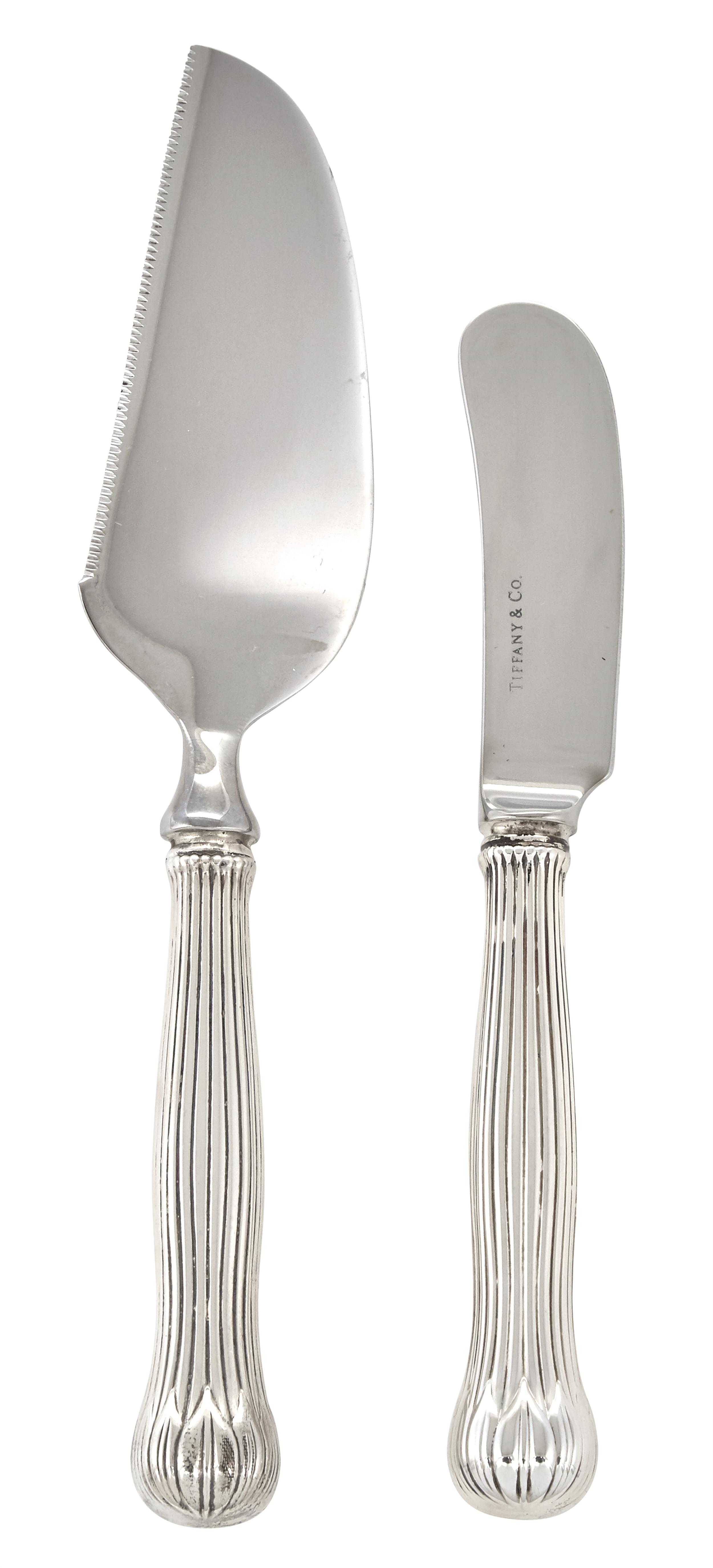 Lot image - Tiffany & Co. Sterling Silver Hostess Set in Original Box