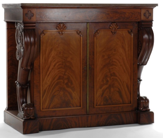 Lot image - William IV Mahogany Side Cabinet