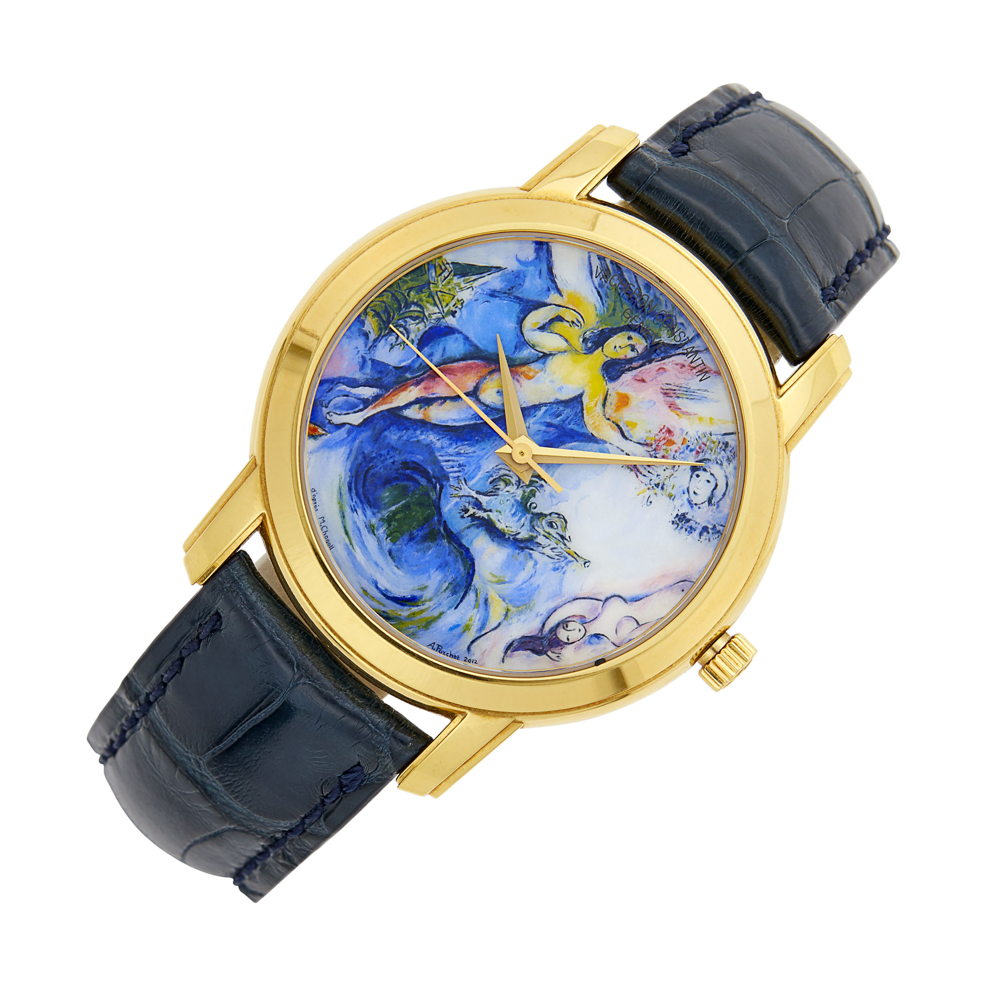 Lot image - Vacheron Constantin Gold Métiers dArt, Chagall & LOpéra de Paris Collection, Hommage to W.A. Mozart, Pièce Unique Wristwatch