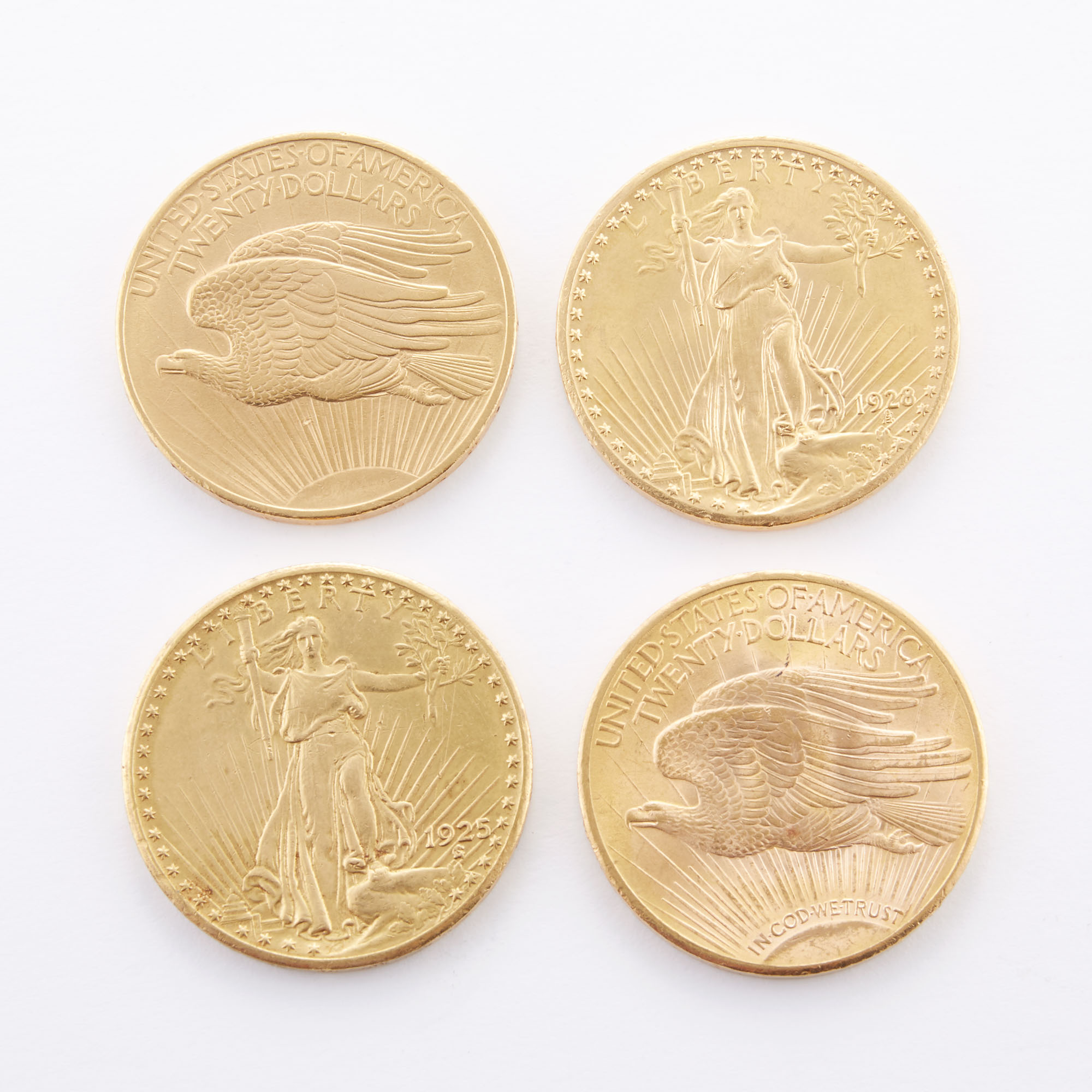 Lot image - United States $20 St. Gaudens