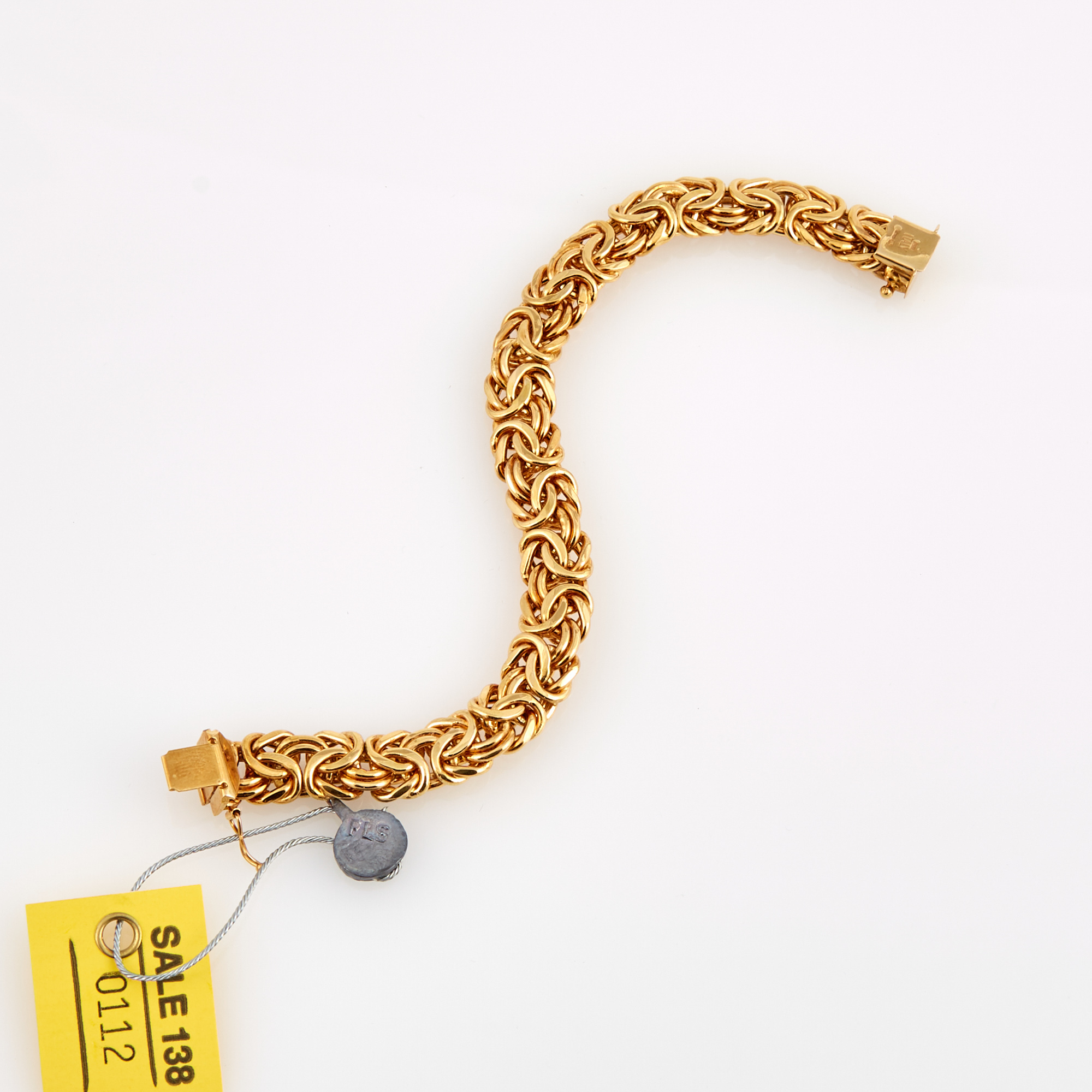 Lot image - Gold Flexible Bracelet, 14K 16 dwt.