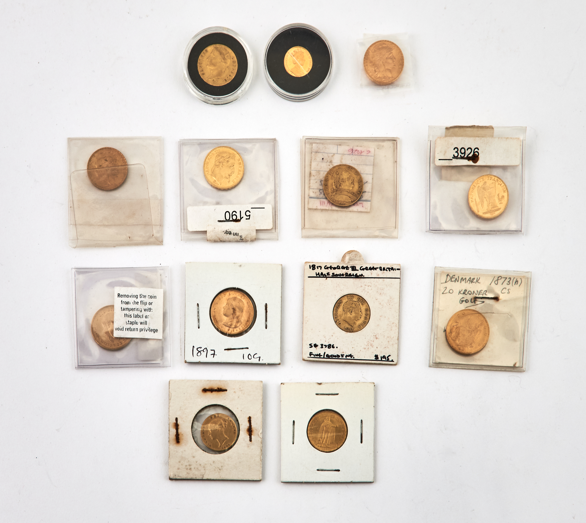 Lot image - Foreign Gold Coin Group