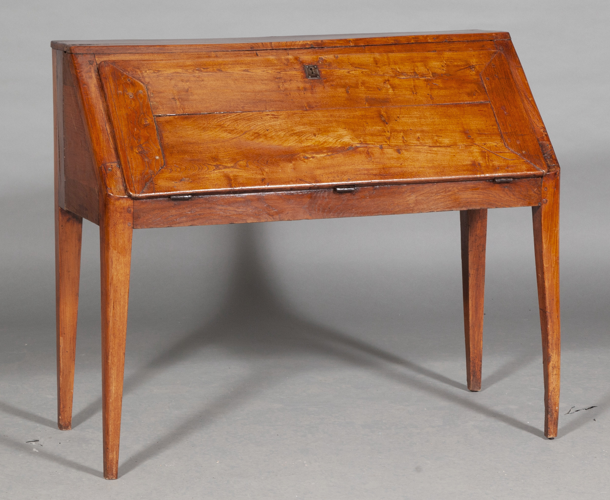 Lot image - Provincial Oak Slant Front Desk